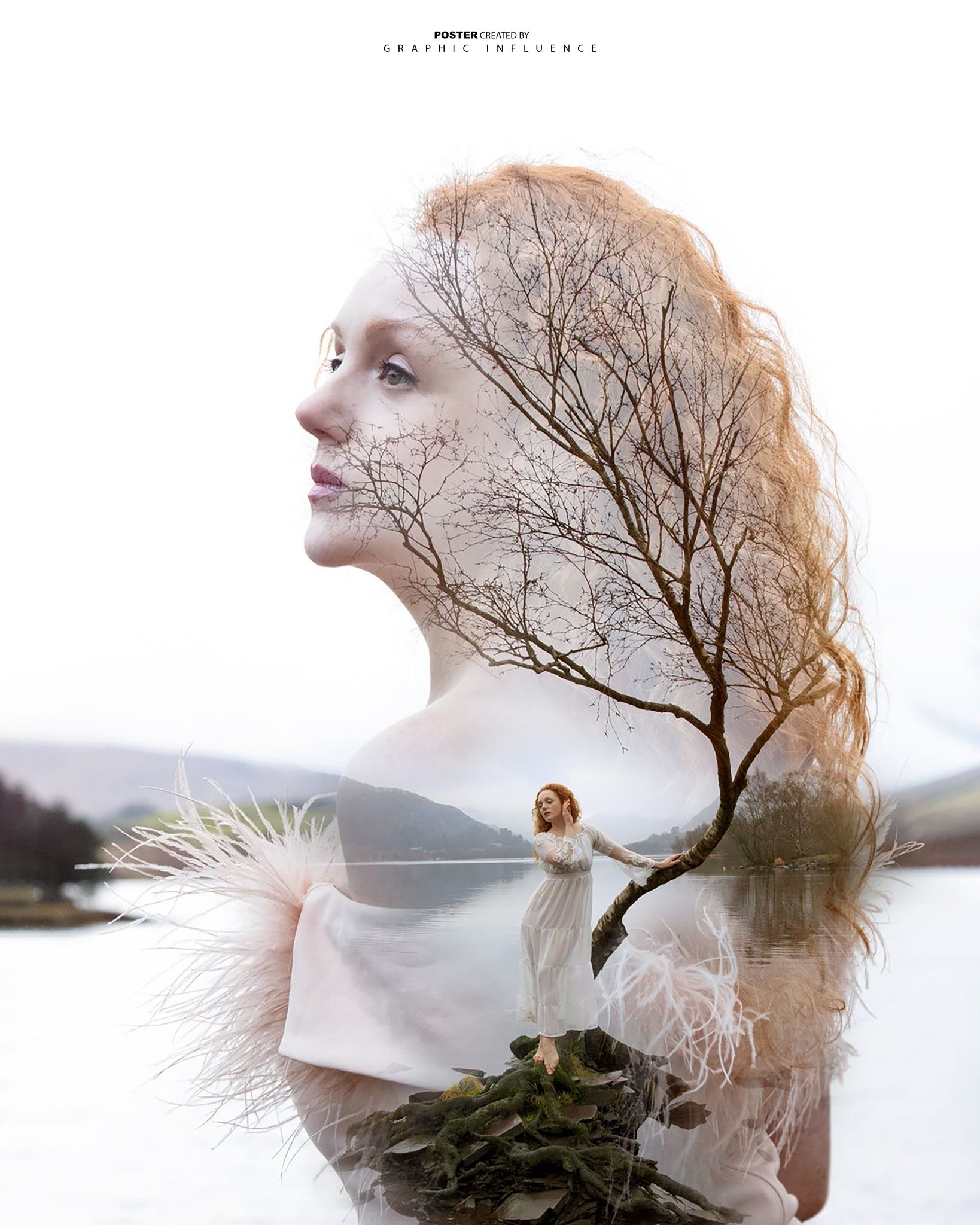 Soul of the Misty Lake Landscape