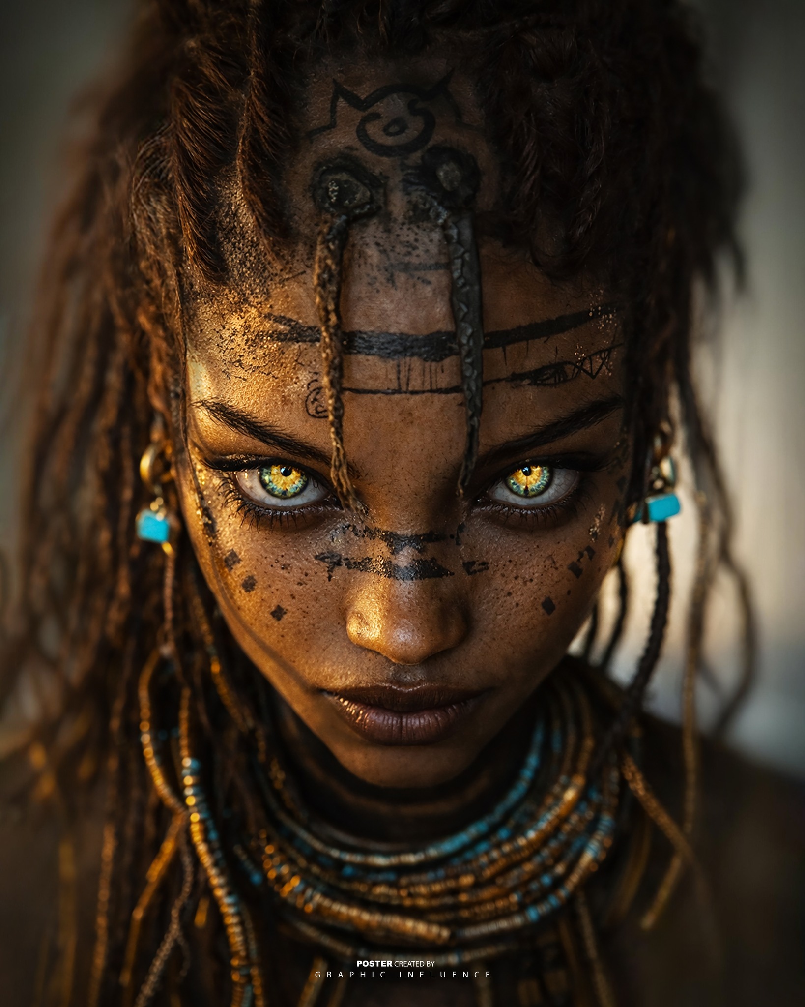 Glow of the Tribal Warrior Queen