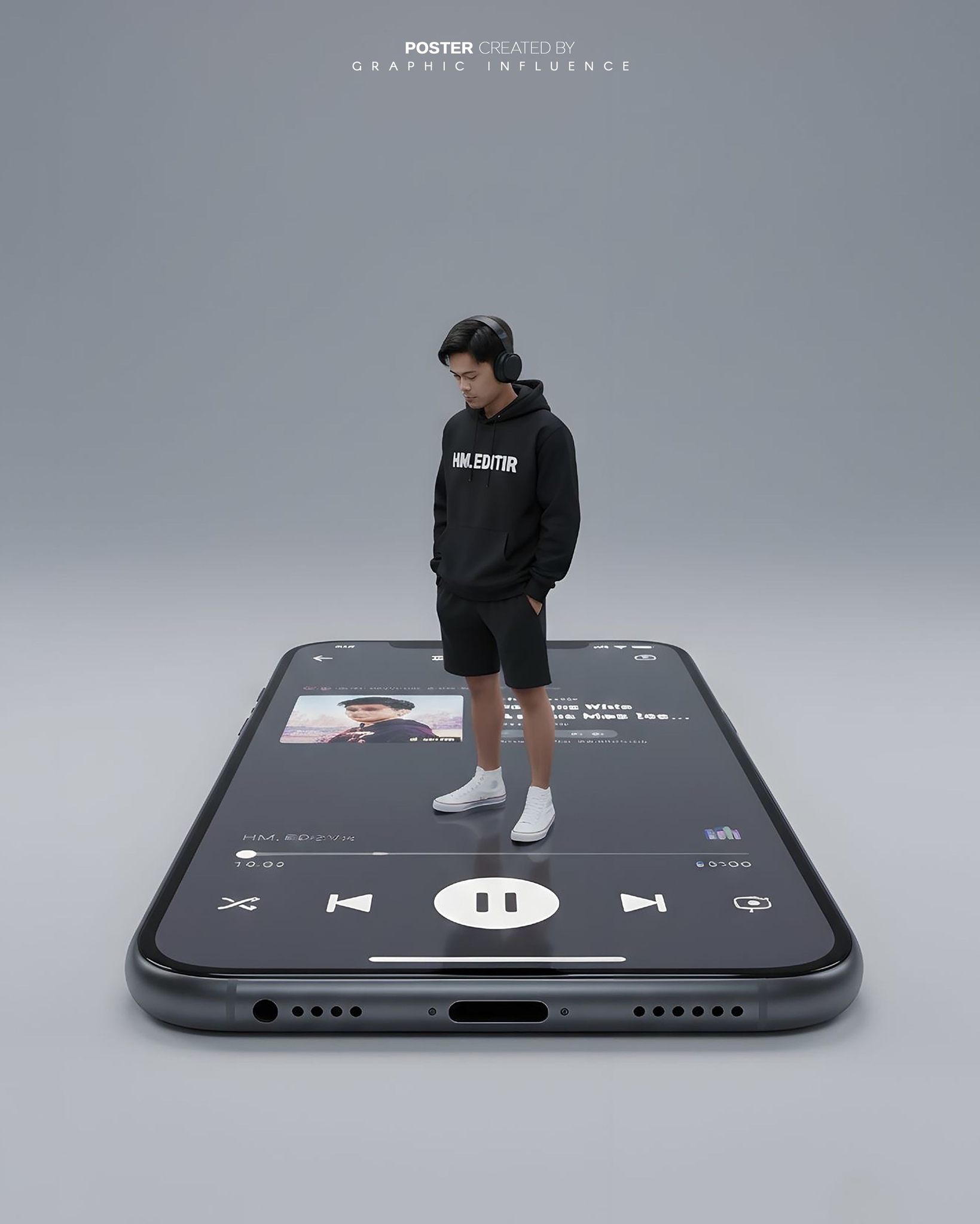 Man Atop the Digital Melody