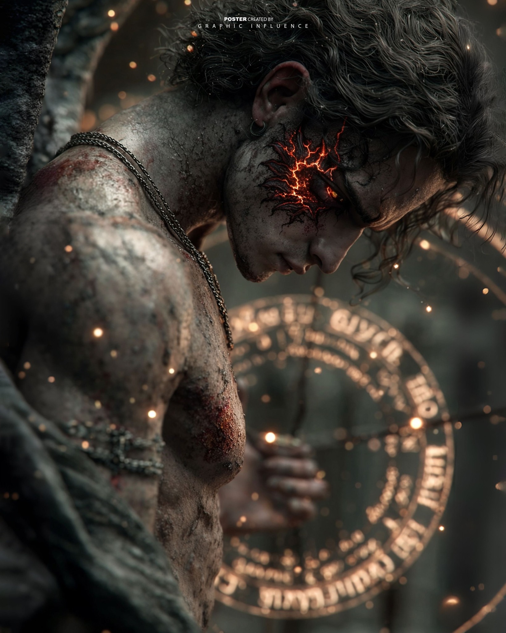 The Magma Veined Warrior