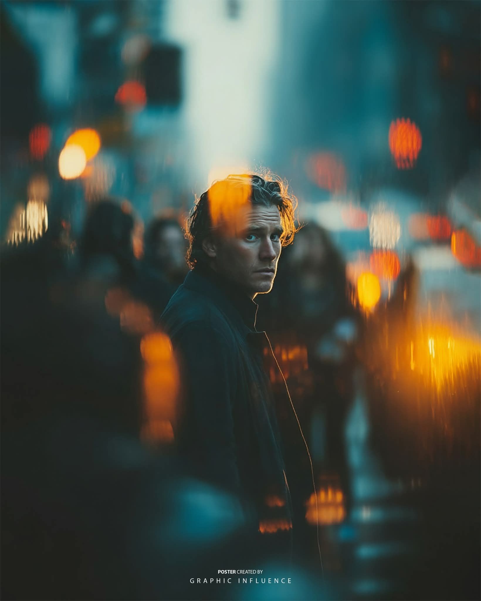 Serene Solitude Amidst City Motion