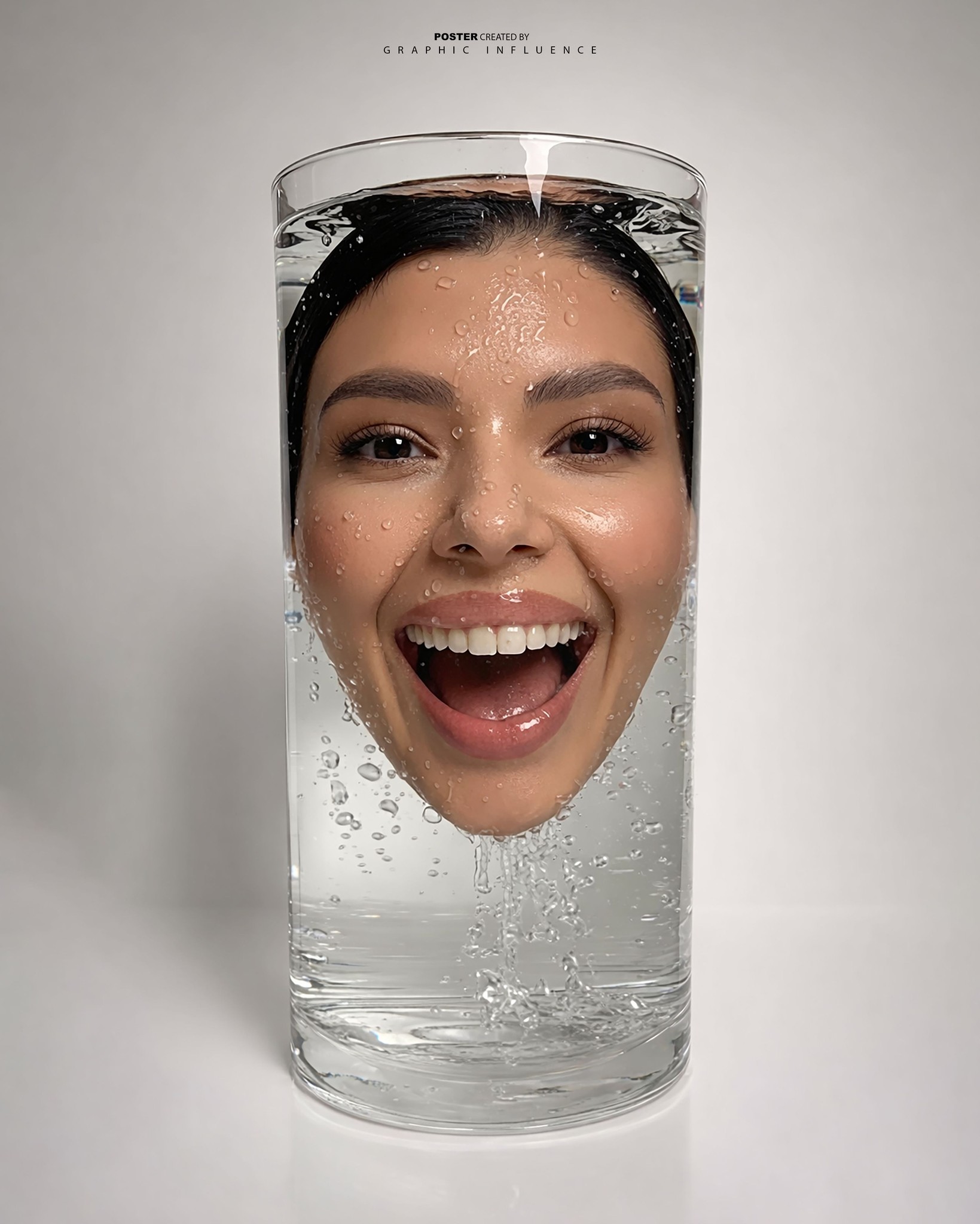 Submerged Joy in Glass