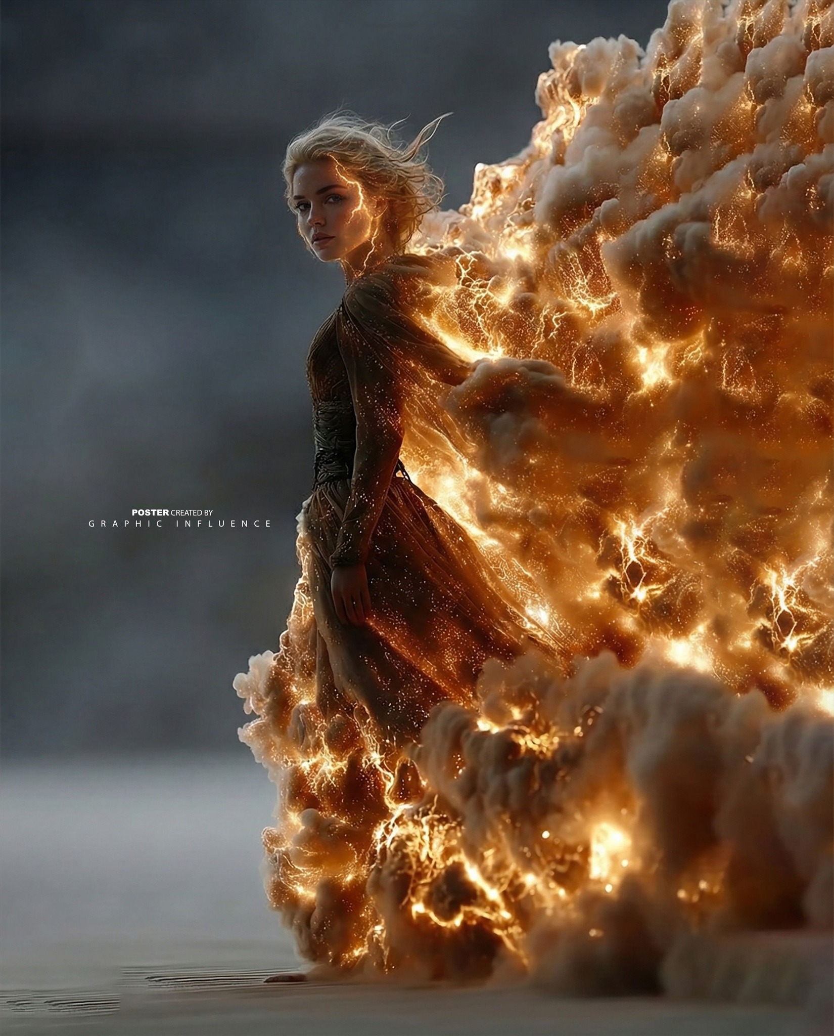 Goddess of the Golden Ember Storm