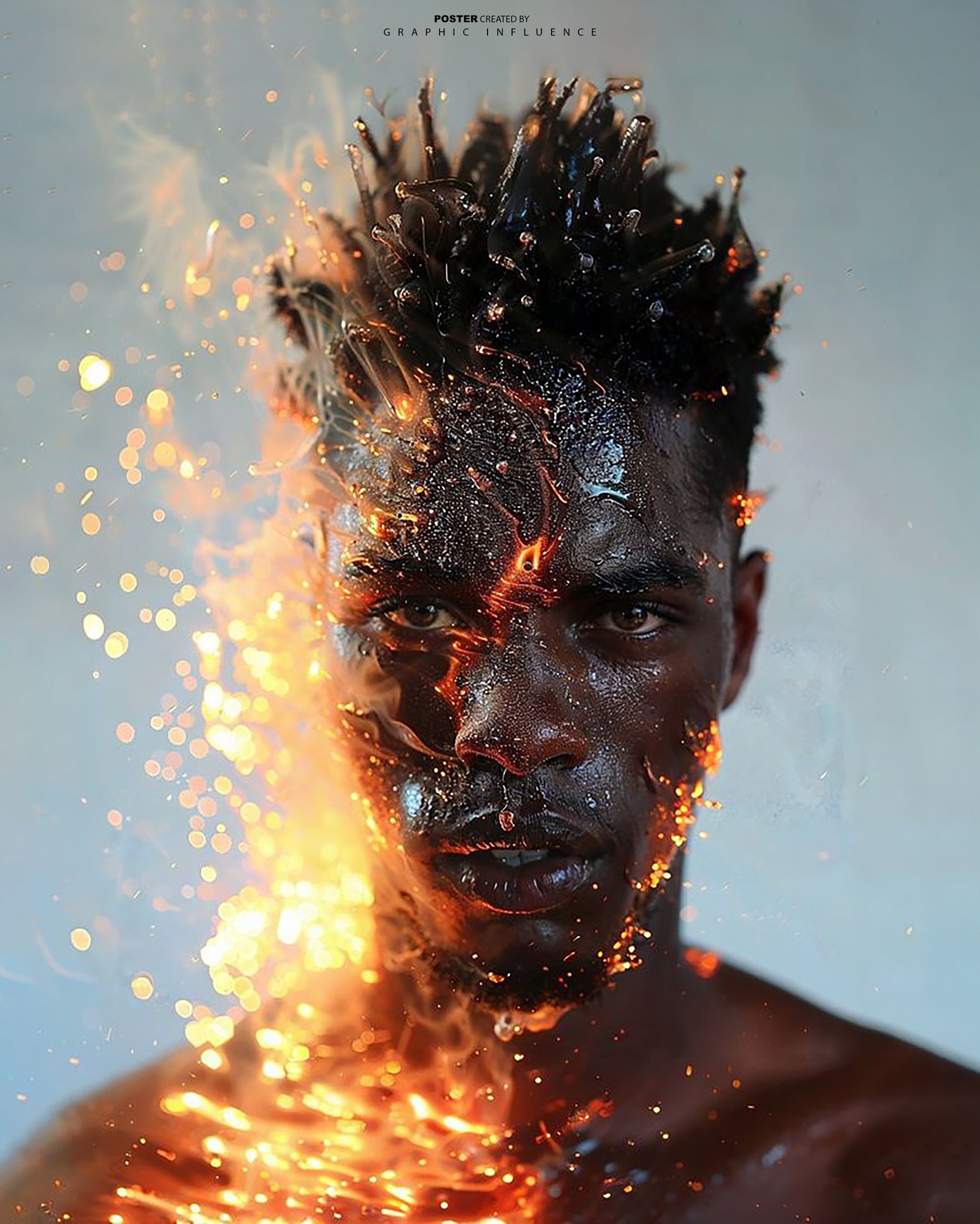 Volcanic Soul Emerging from the Embers