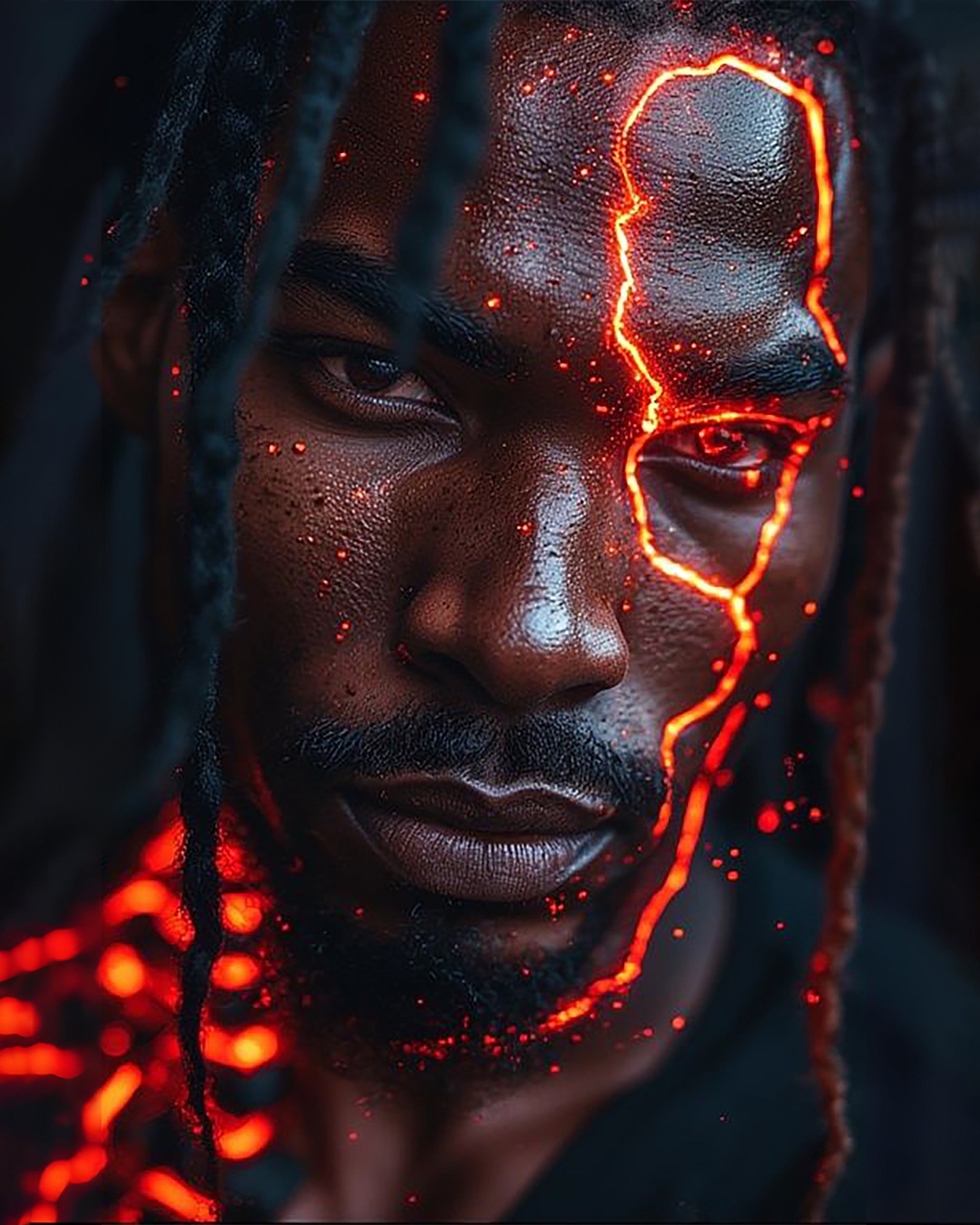 Volcanic Soul of the Cyber Mythic Warrior