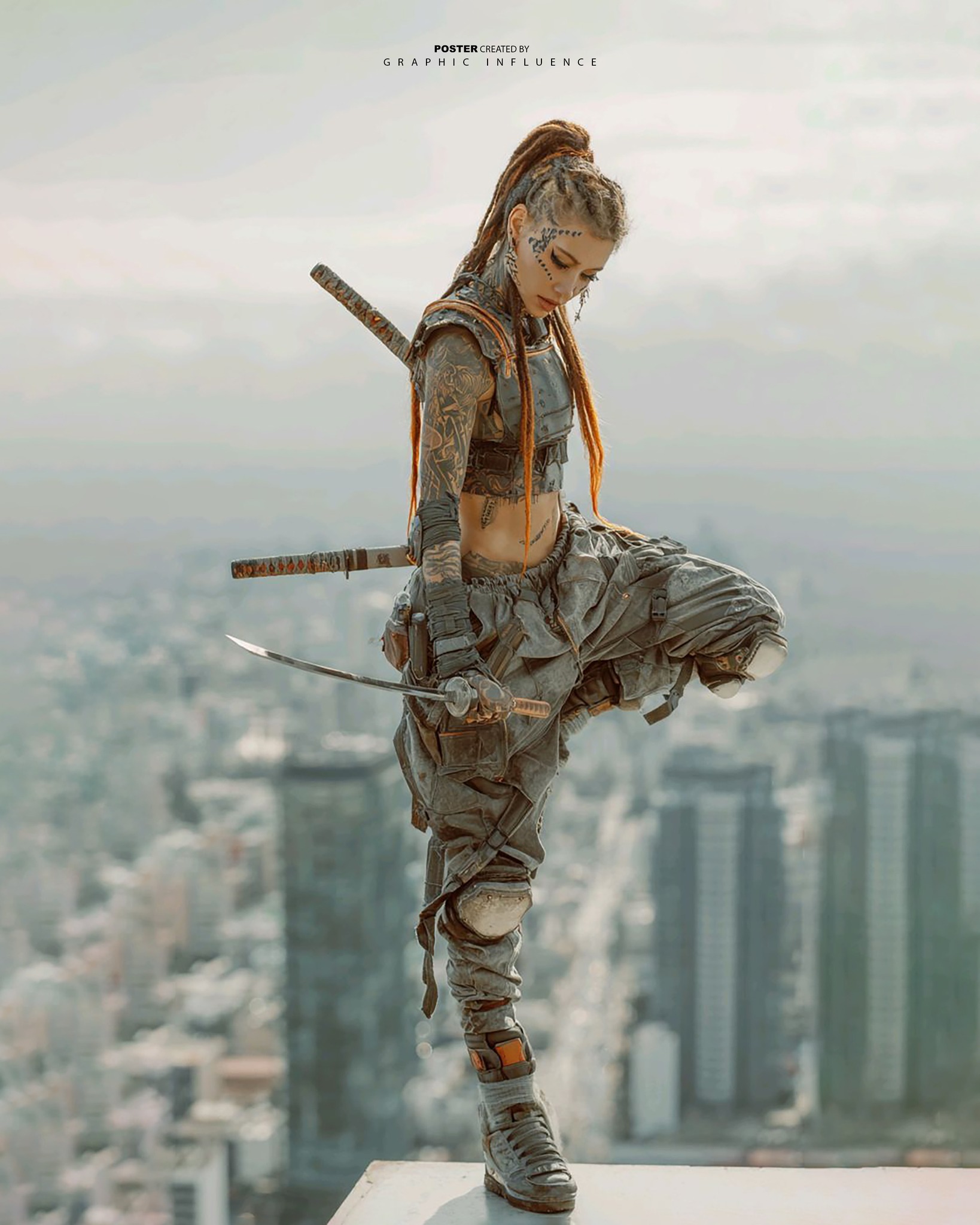 Neon Ronin of the Sky City