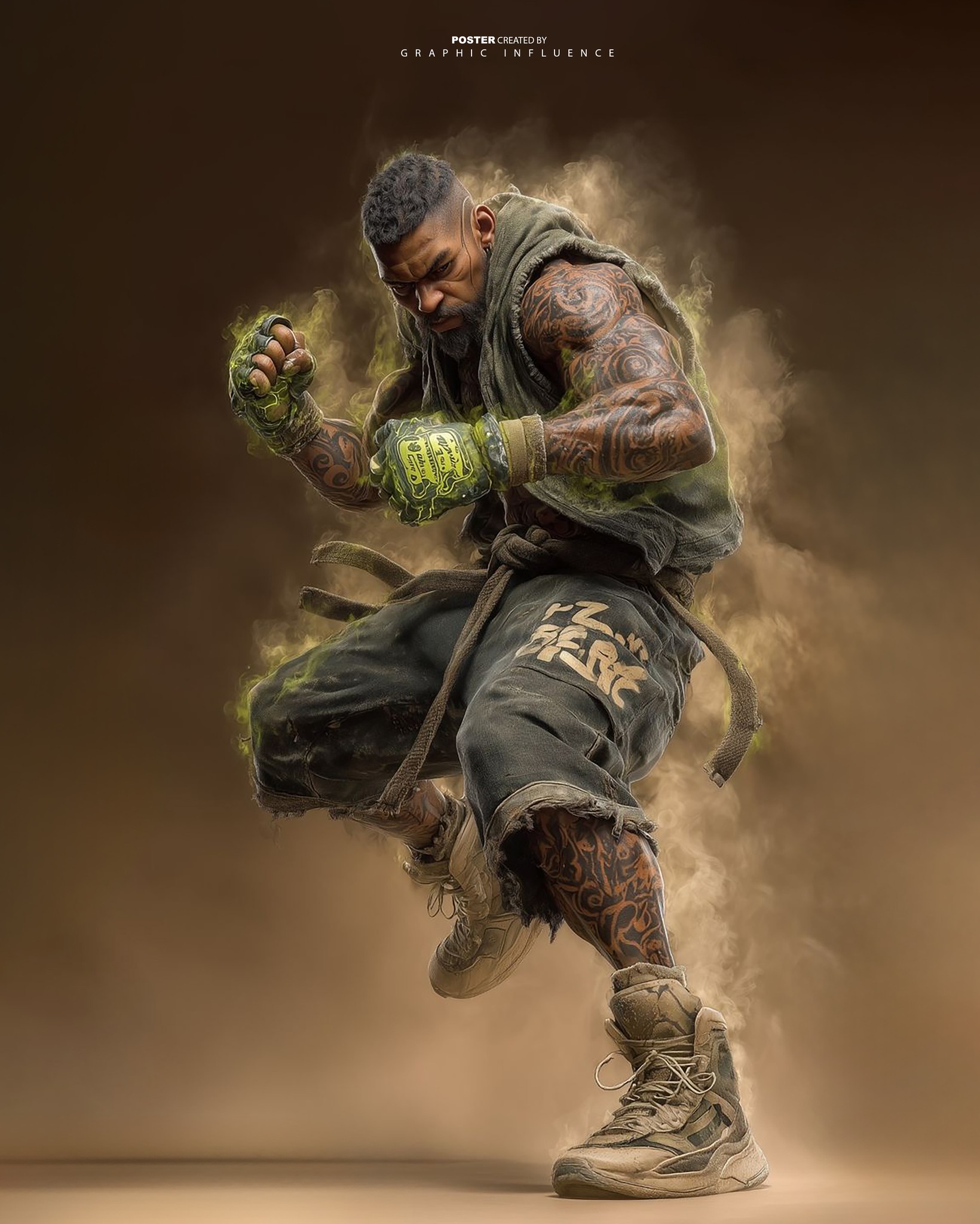 Neon Strike: The Tribal Warrior's Leap