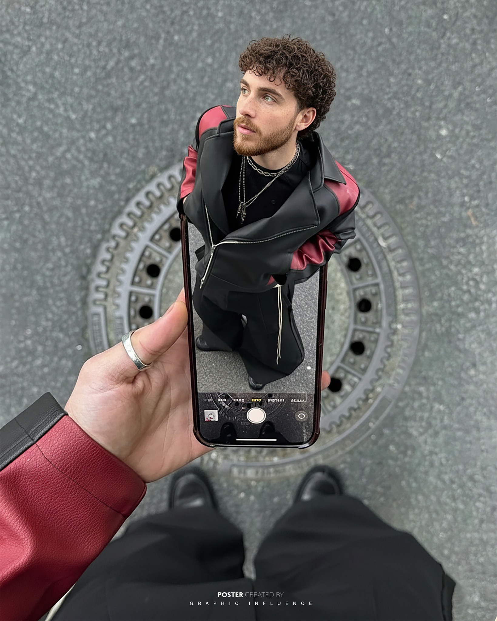 Man in the Palm of the City