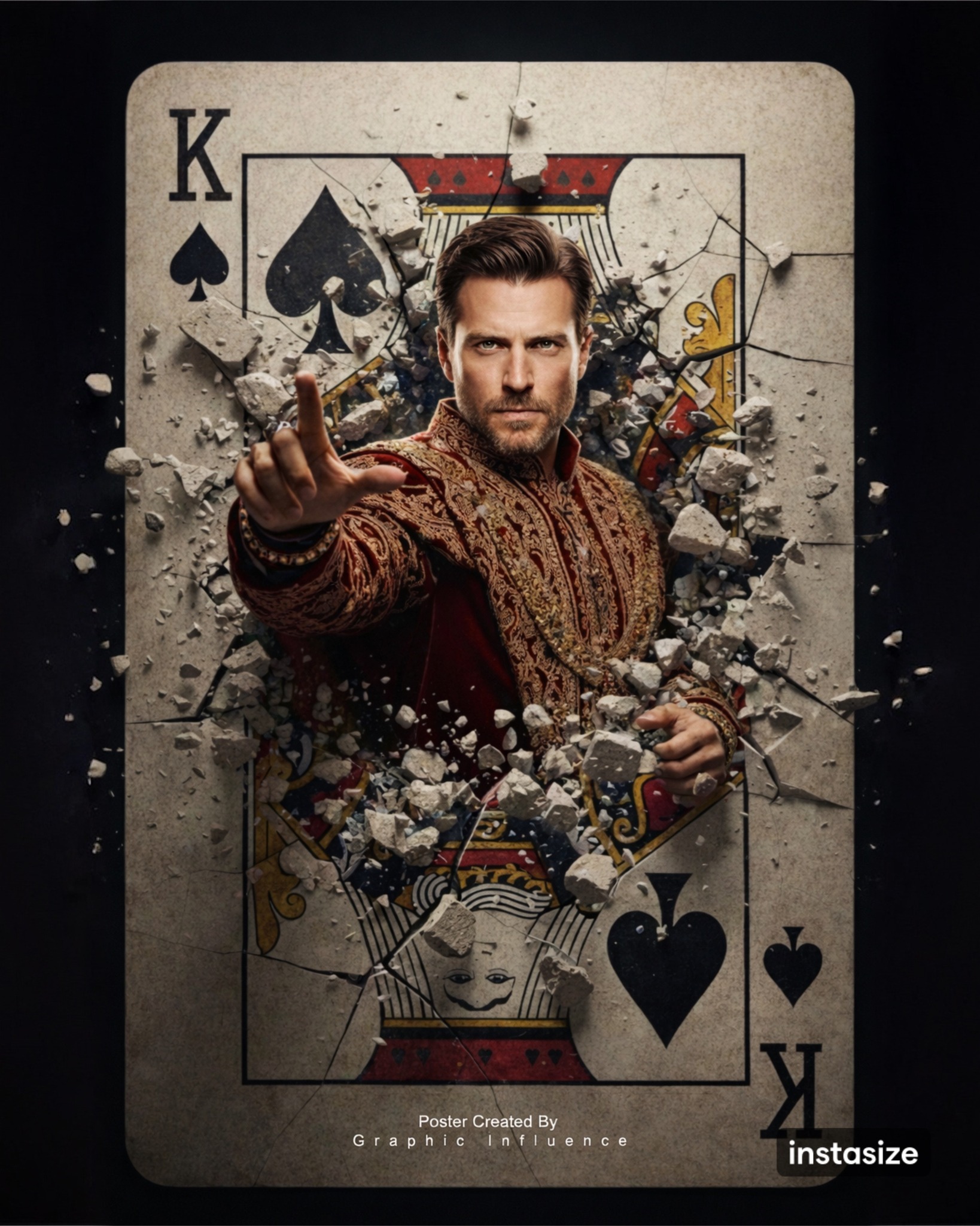 The Shattered King of Spades