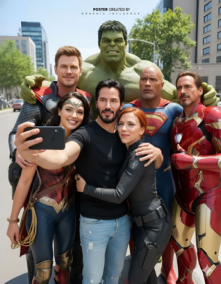 Ultimate Hero Selfie in the City