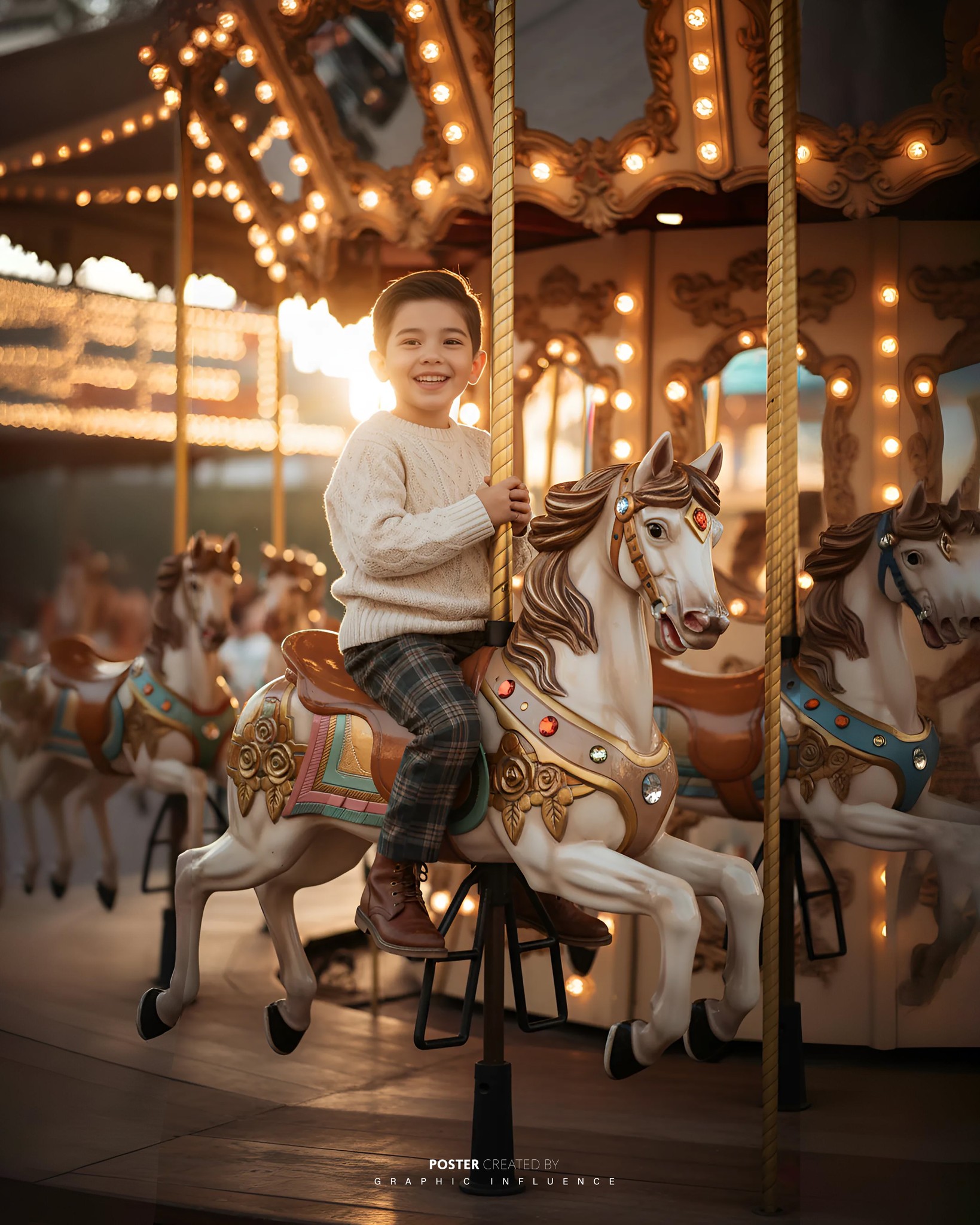 Vintage Carousel Joy