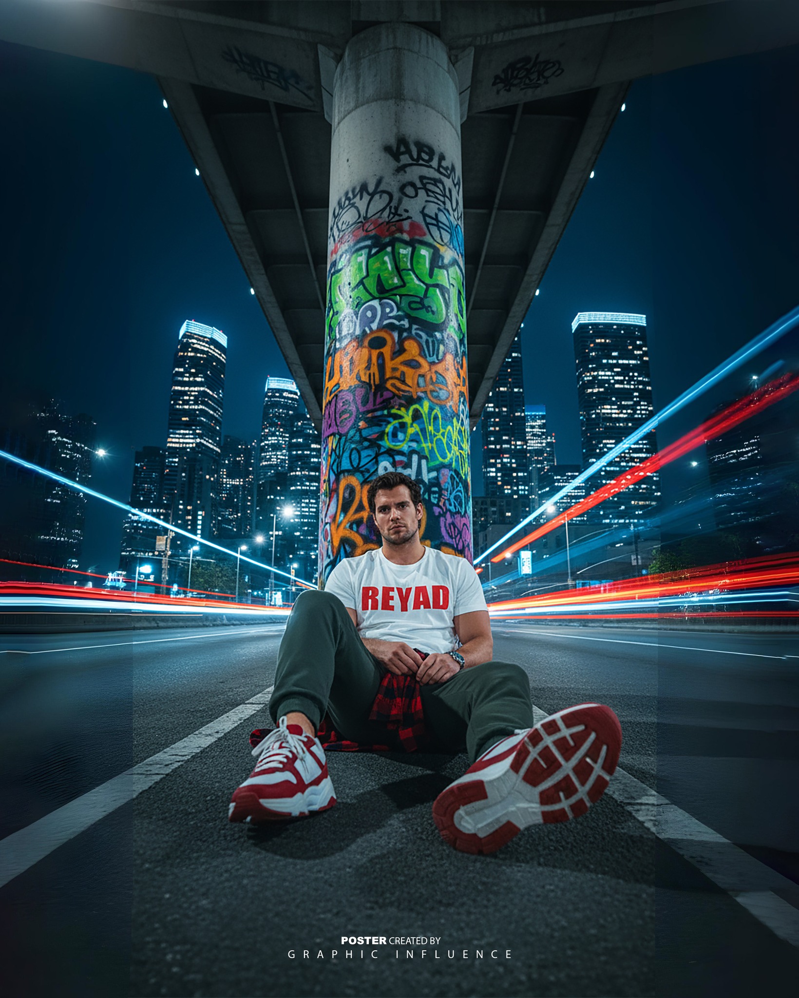 Urban Pulse: Neon Night Underpass