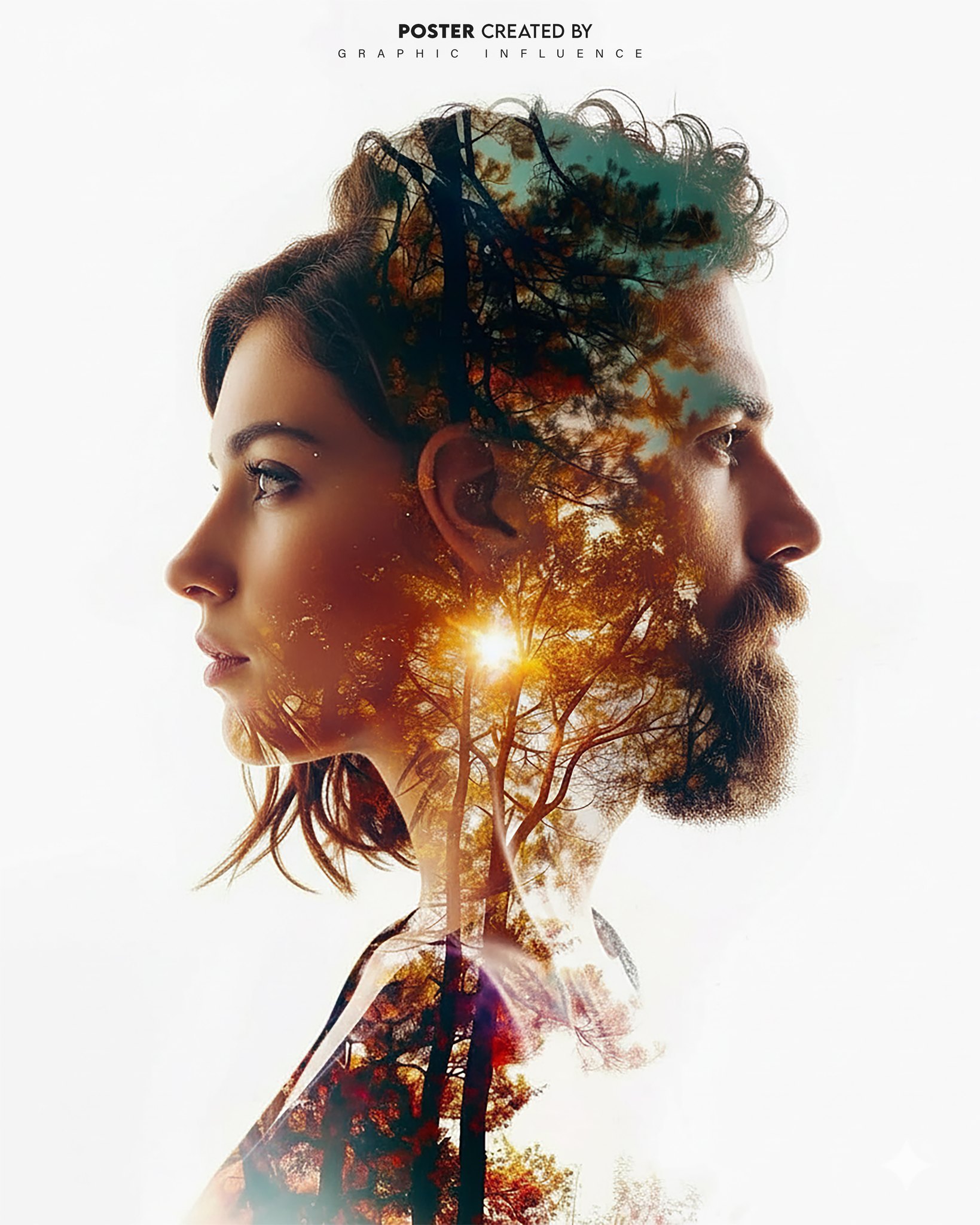 Entwined Souls in the Golden Forest