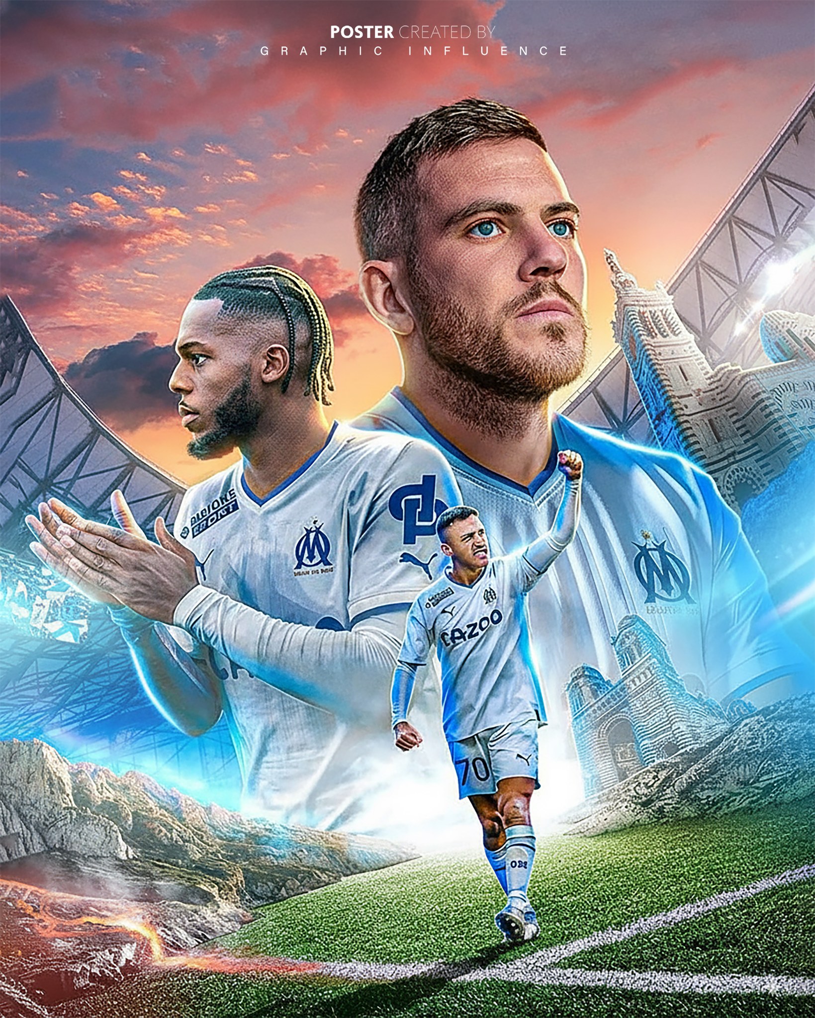 Marseille Legends: Cinematic Blue and White Fury