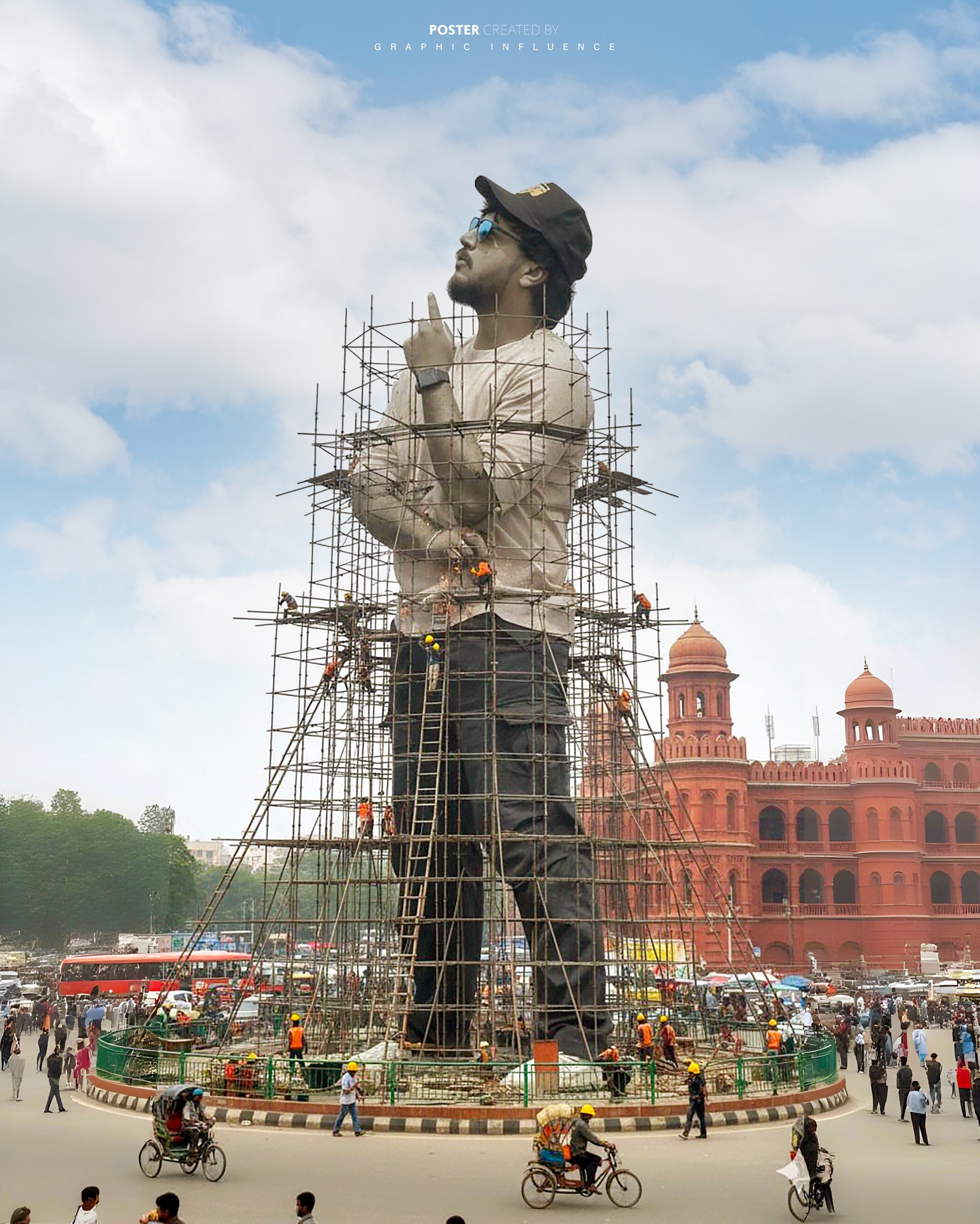 Gigantic Urban Monument Under Construction