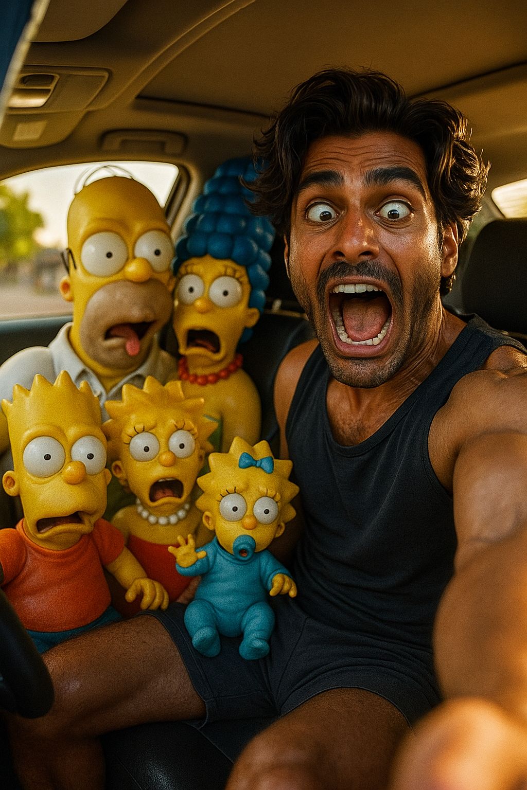 Ultimate Selfie with the Simpsons family