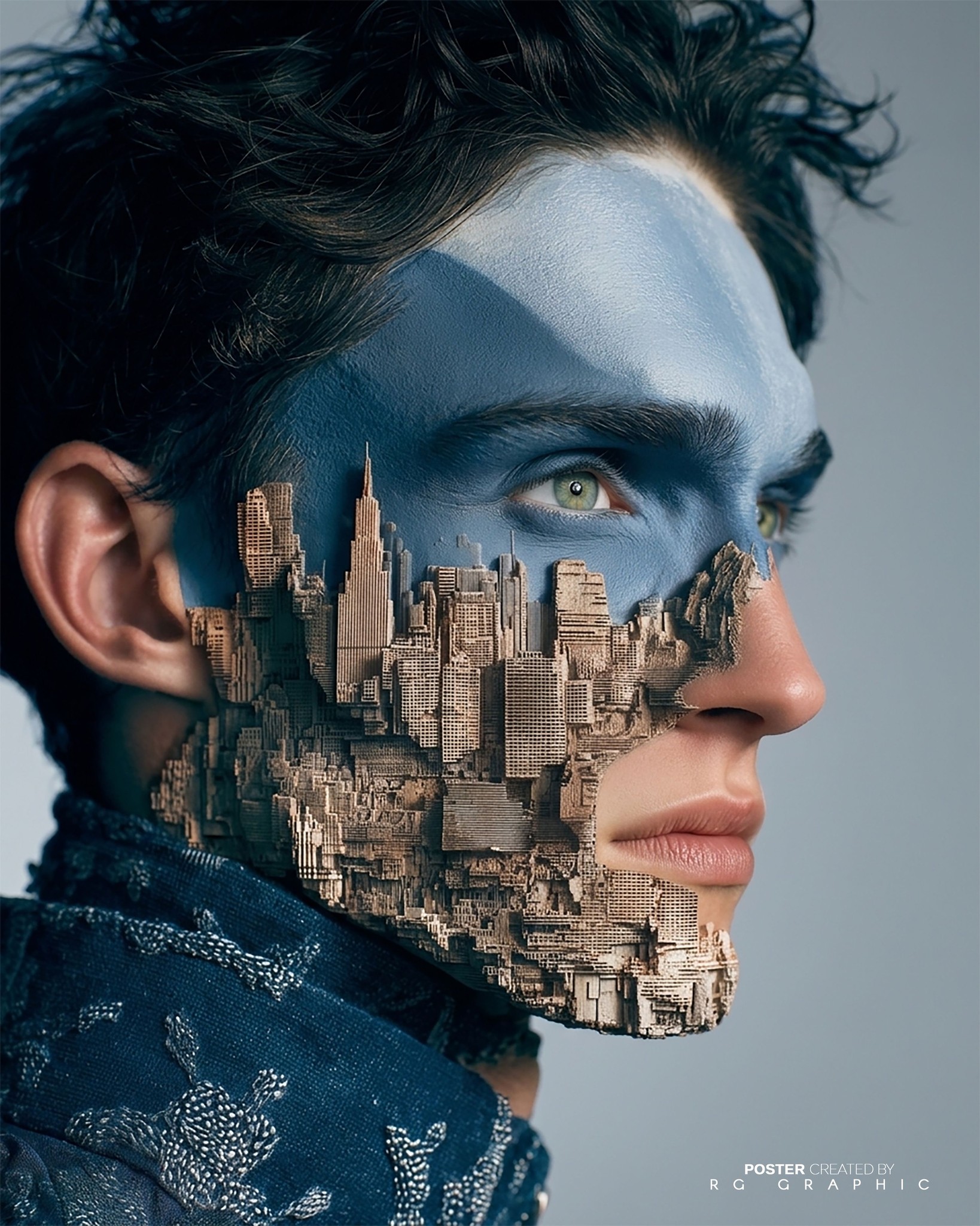 Metropolis Skin: The Blue Urban Portrait