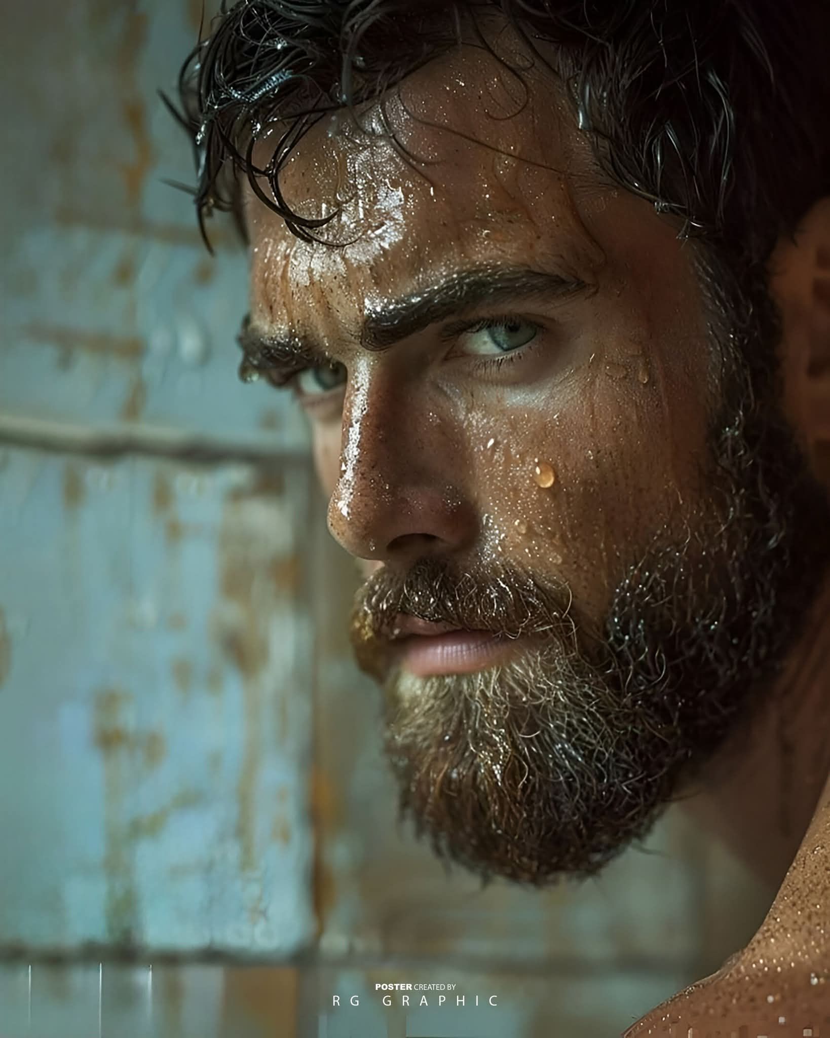 Grit and Water Cinematic Portrait