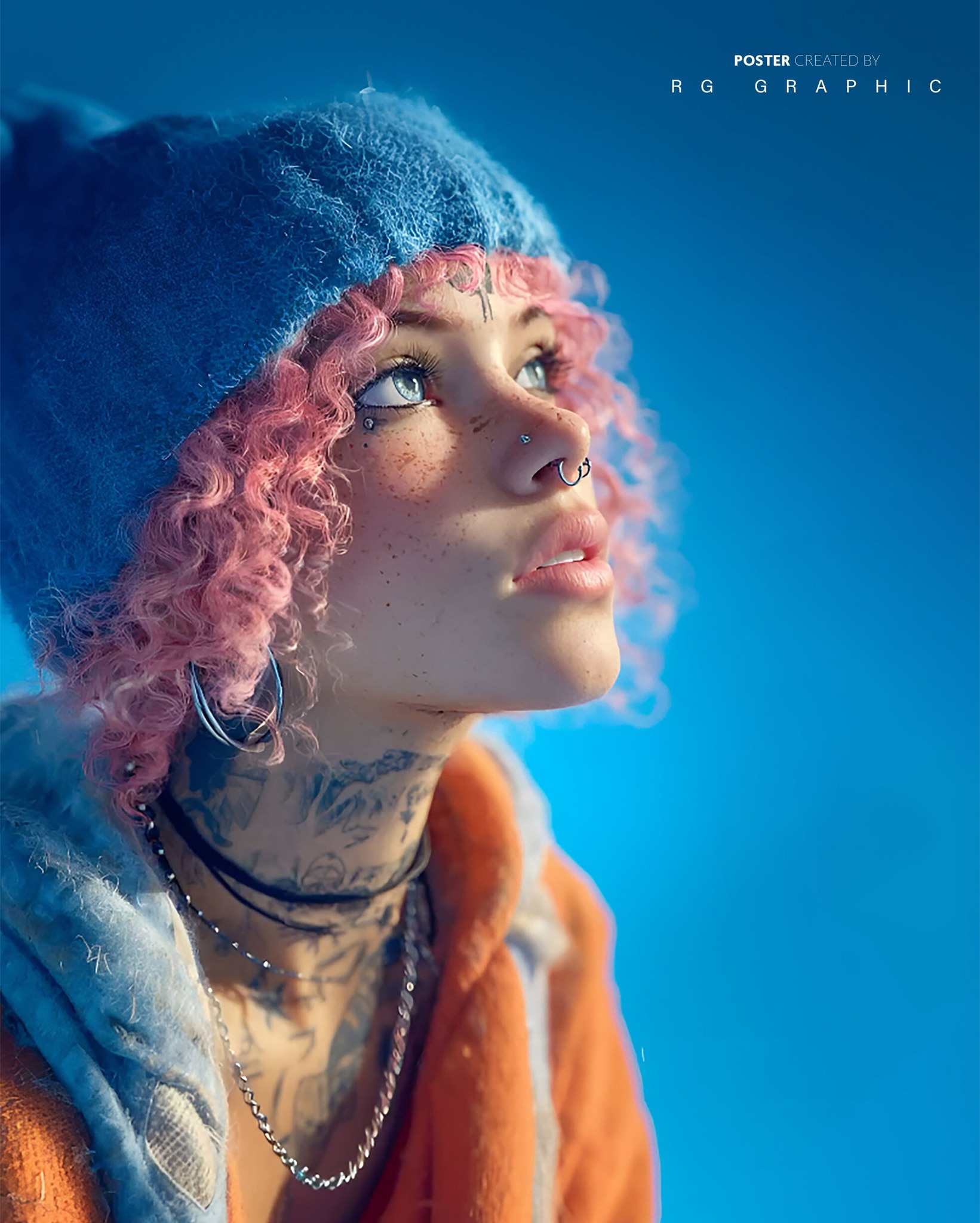 Sunlit Pastel Punk in Winter Layers