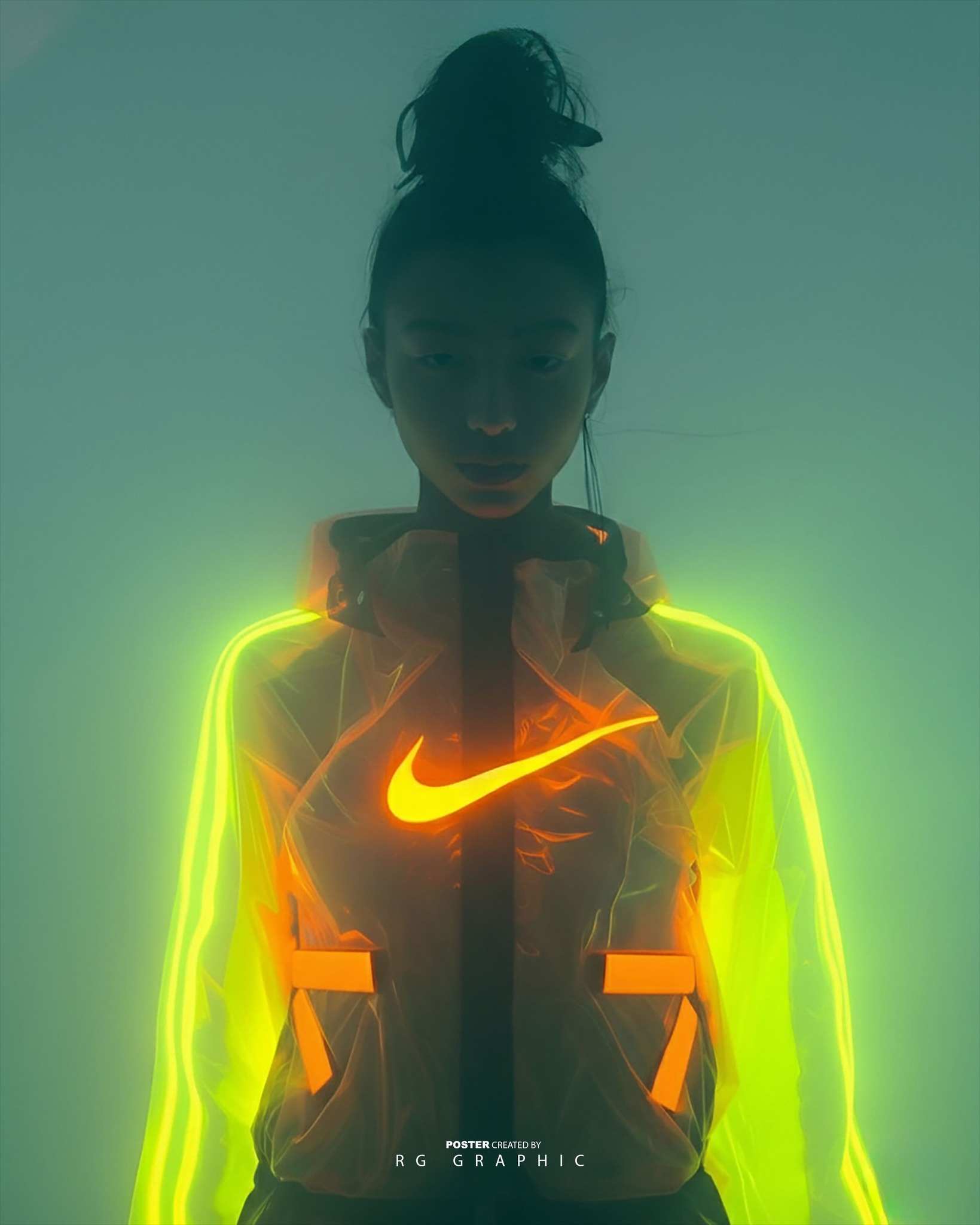 Neon Edge Cyberpunk Sportswear Editorial