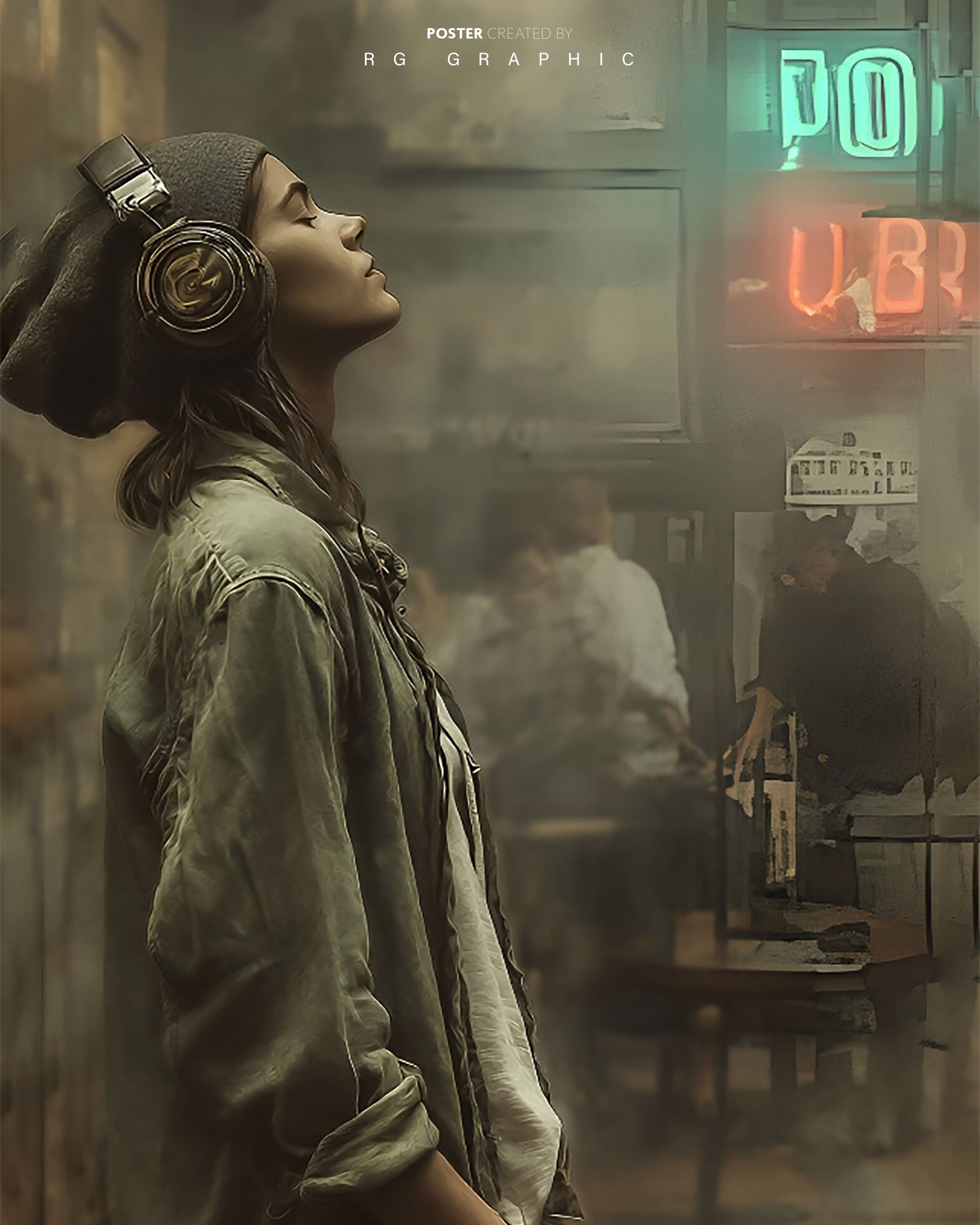 Urban Indie Melody in Neon Shadow