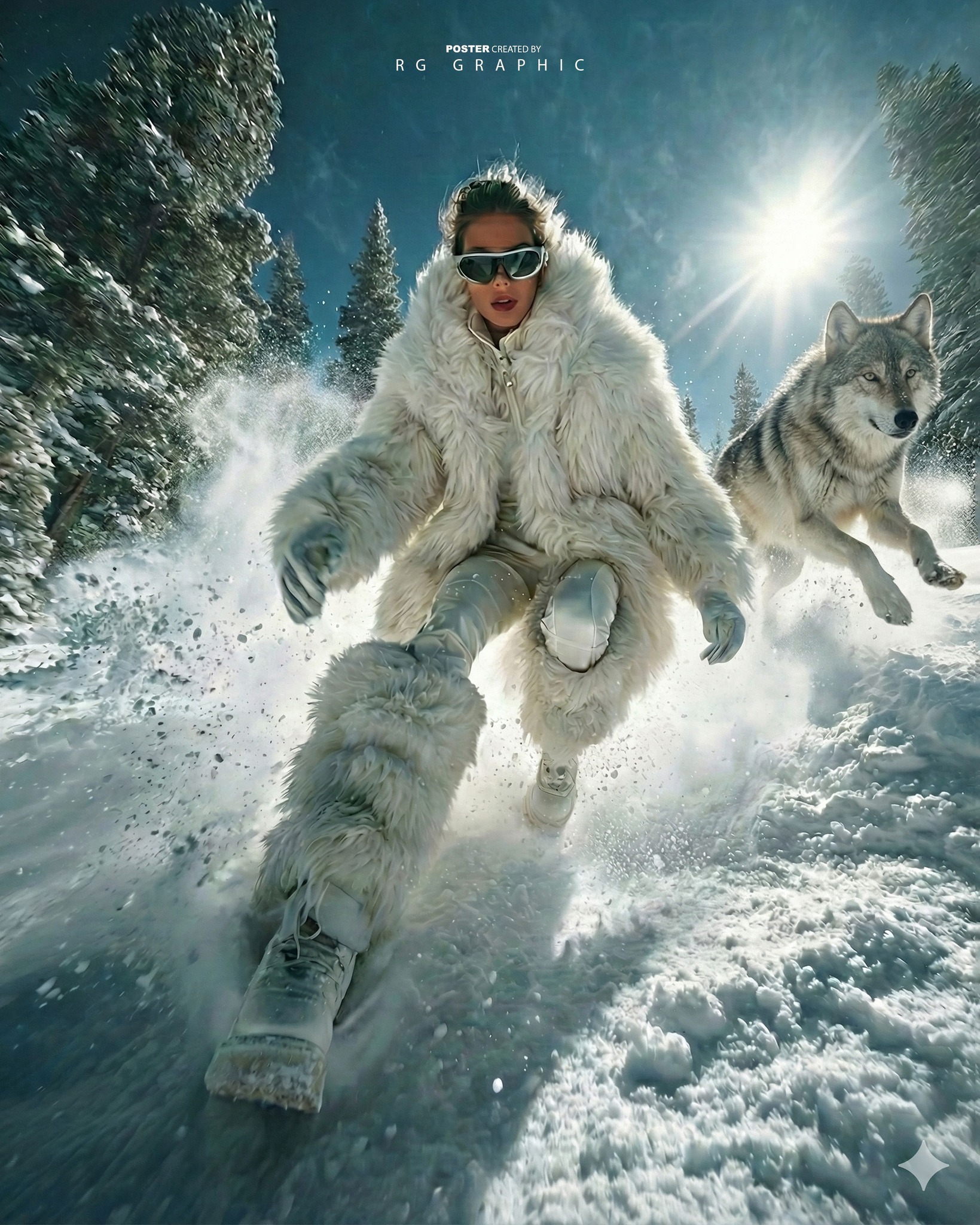 Frostbite Fashion: The Winter Wolf Run