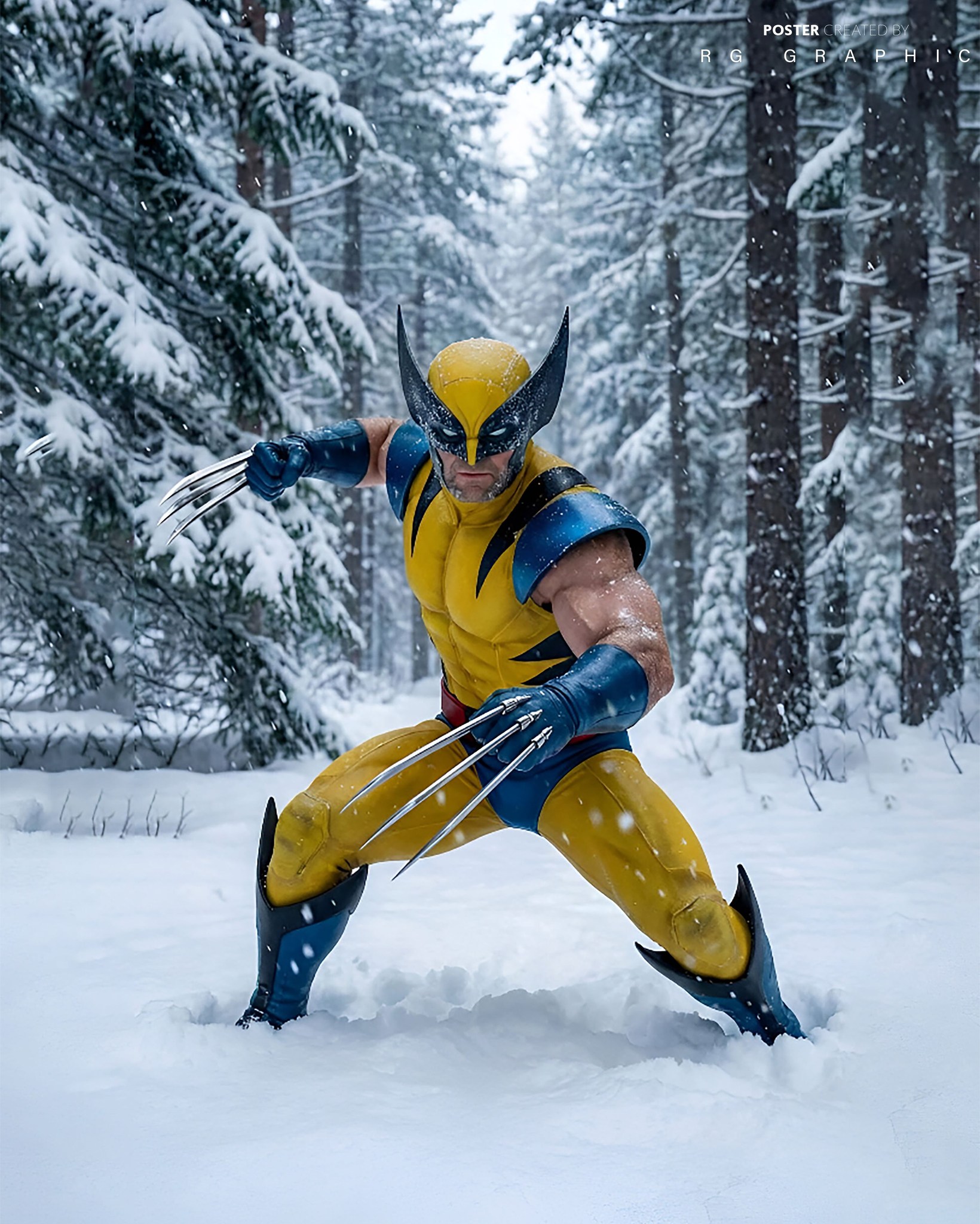 Glacial Berserker in Yellow and Blue Suit