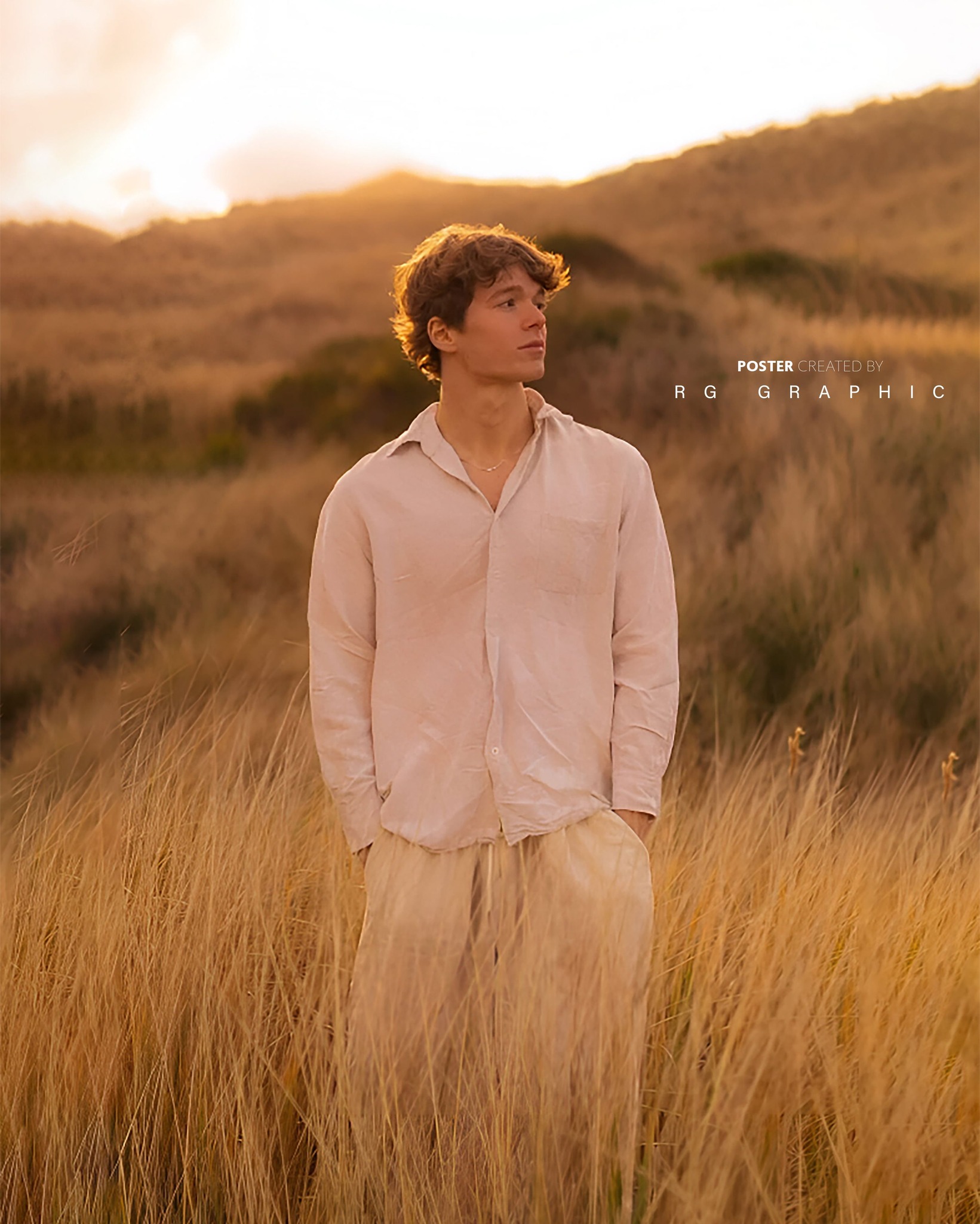 Golden Hour Serenity in the Meadow