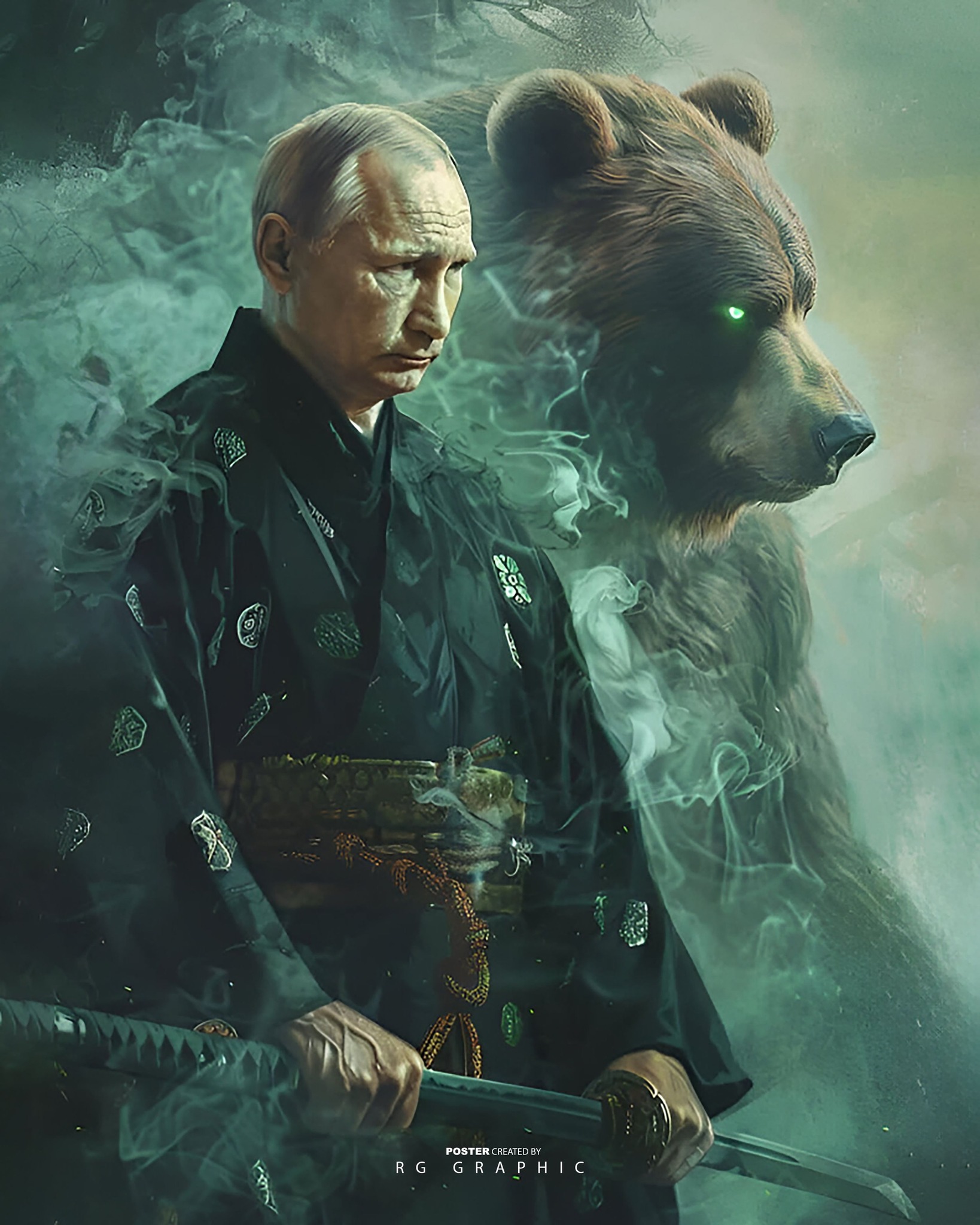 The Emerald Shogun and His Spirit Bear
