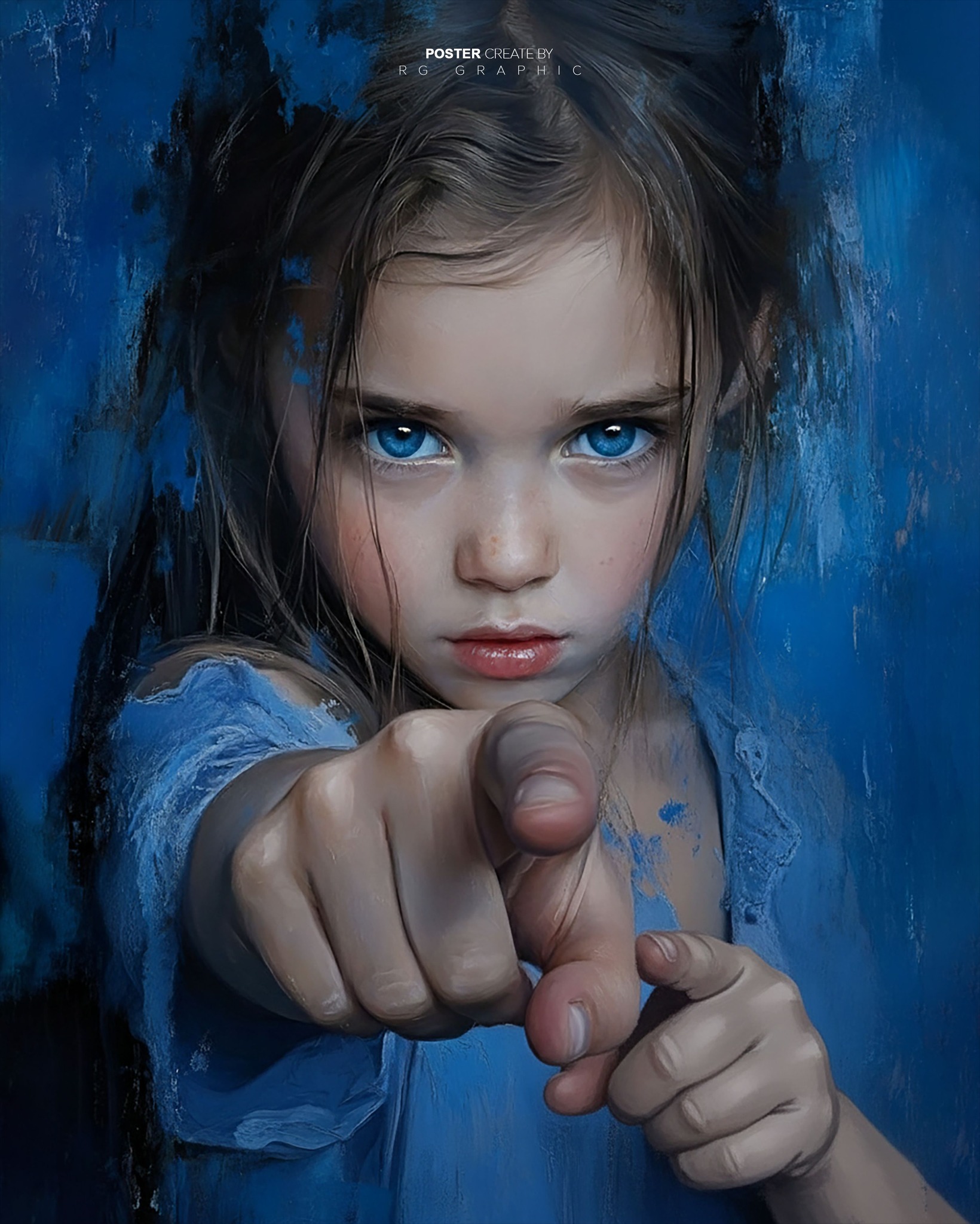 The Gaze of Icy Blue