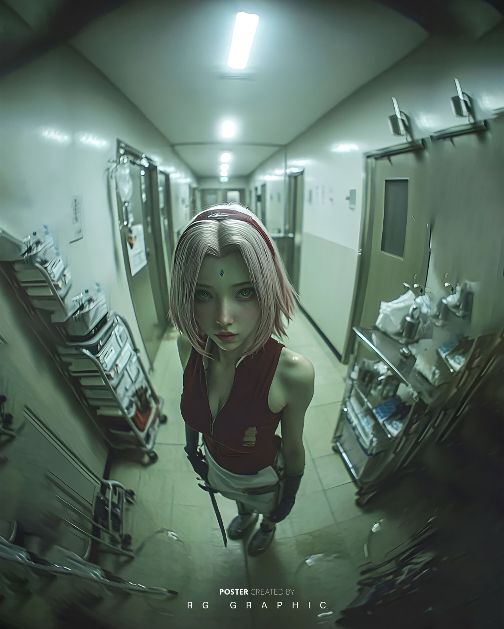 Pink Warrior in the Distorted Ward