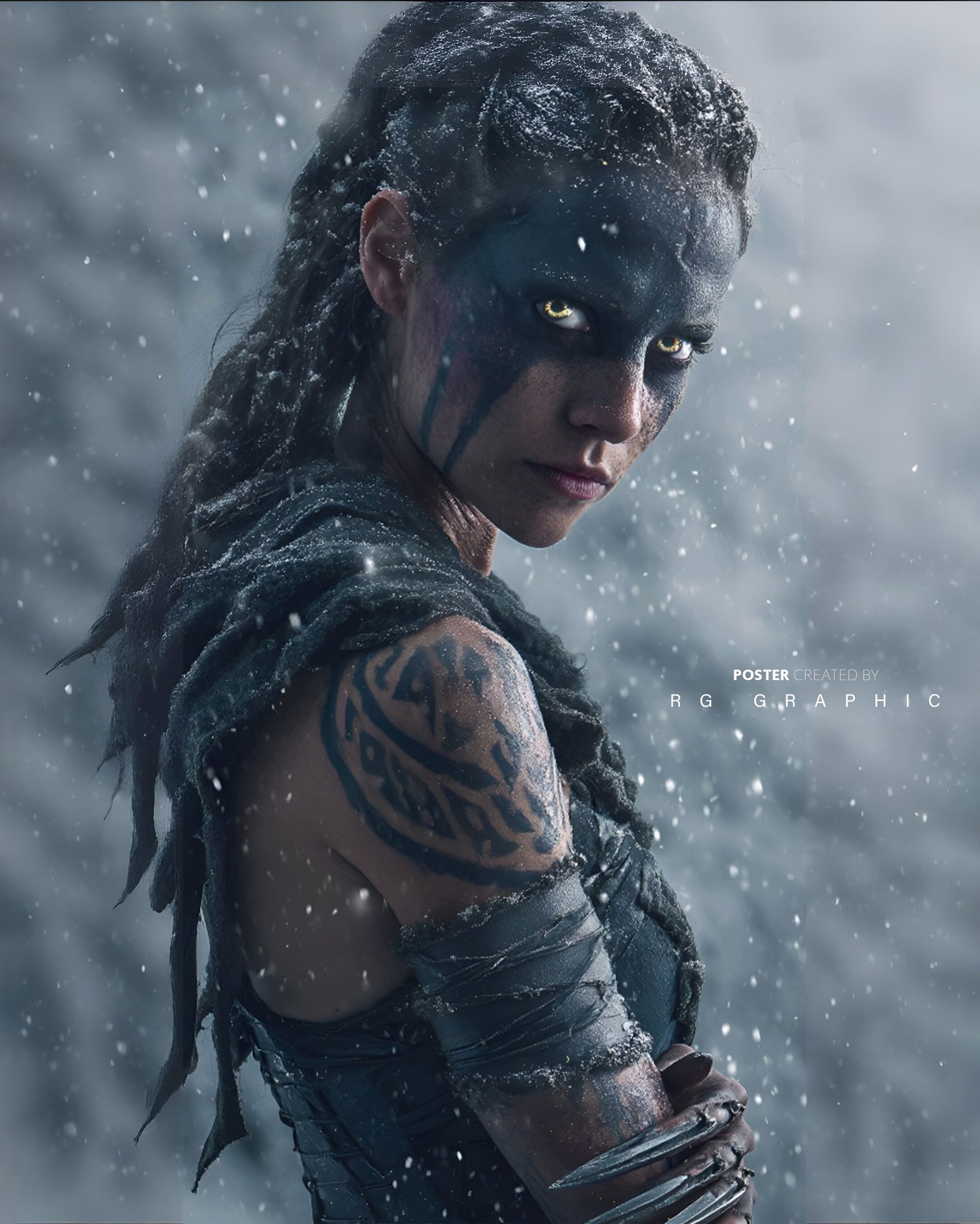 Viking Shieldmaiden of the Frozen North