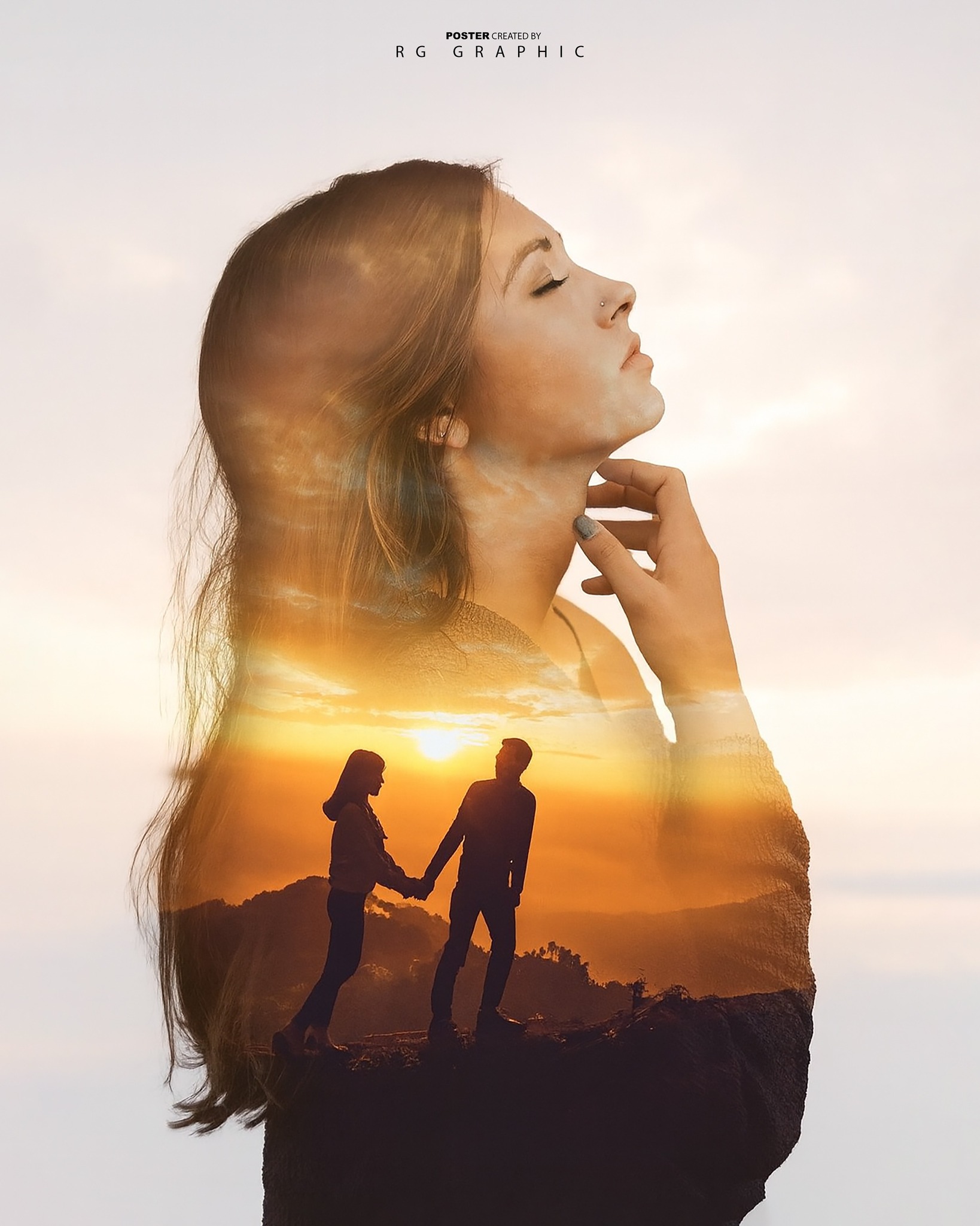 Sunset Souls in Golden Silhouette