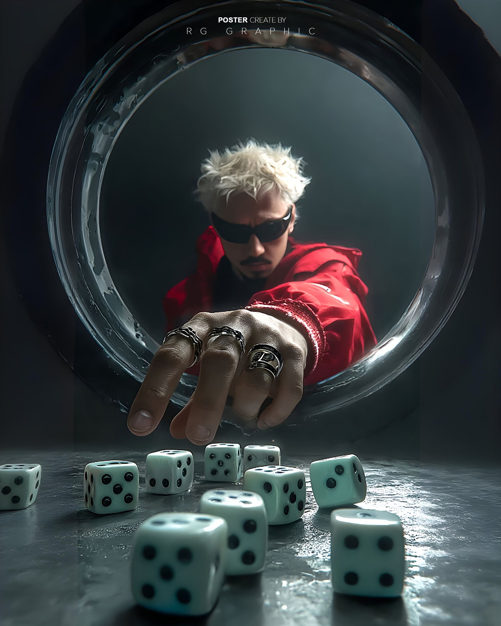 Red Edge Dice Roll Through the Lens