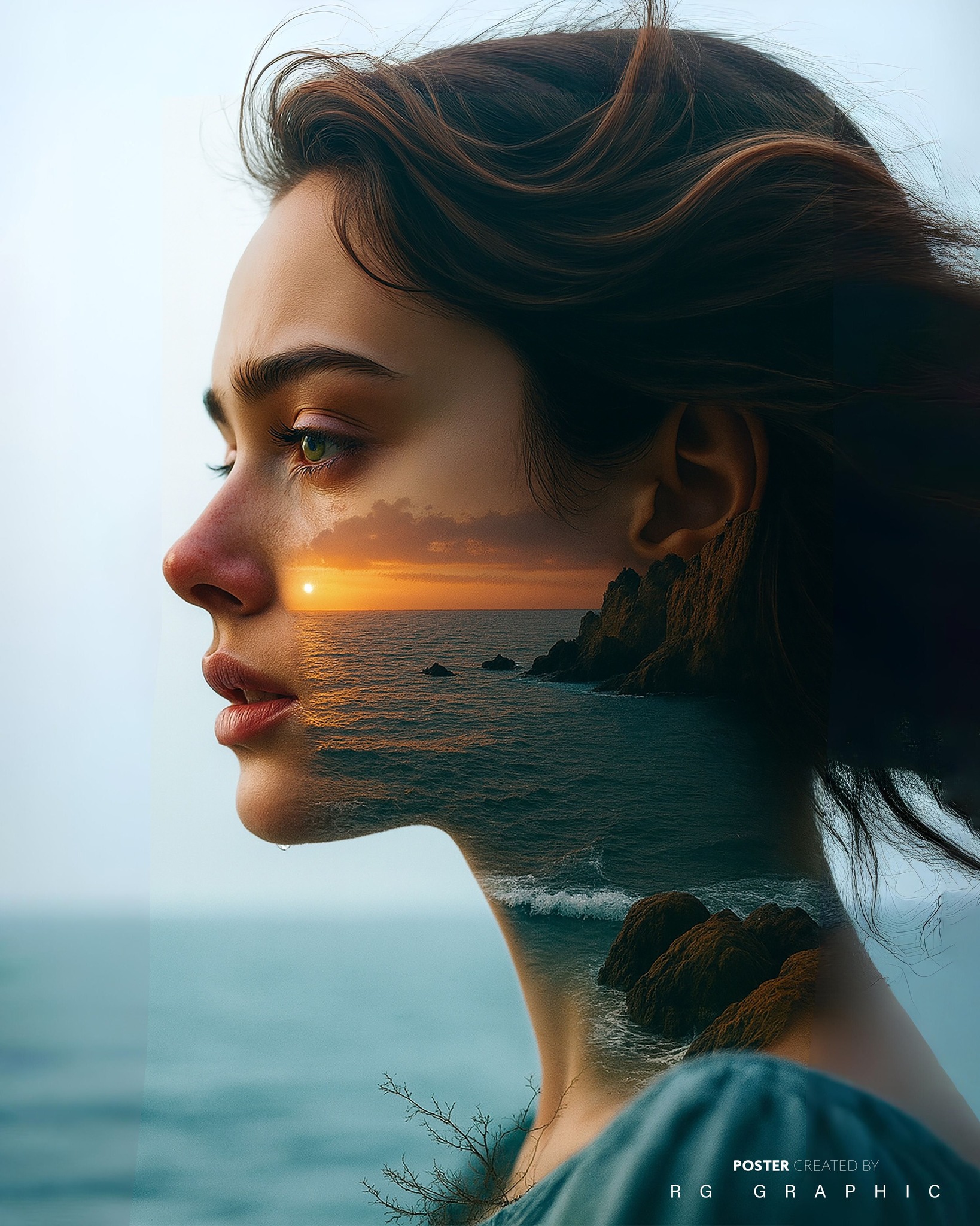Sunset Horizons Within A Soulful Profile