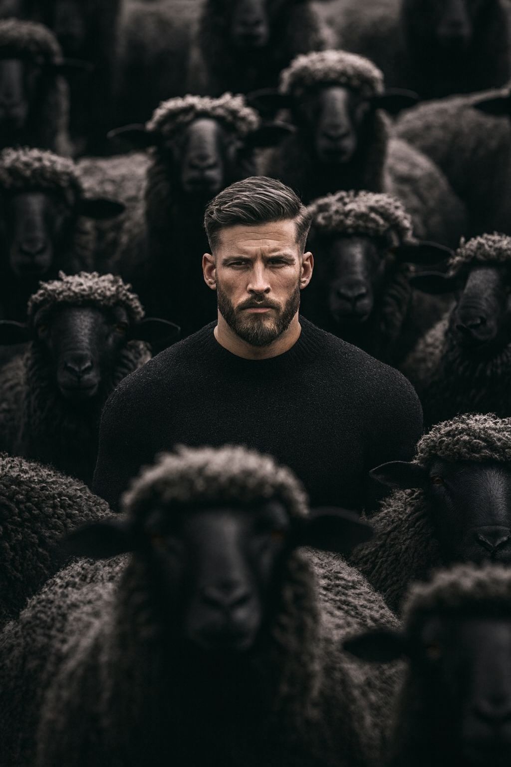 The Man Who Leads the Black Sheep