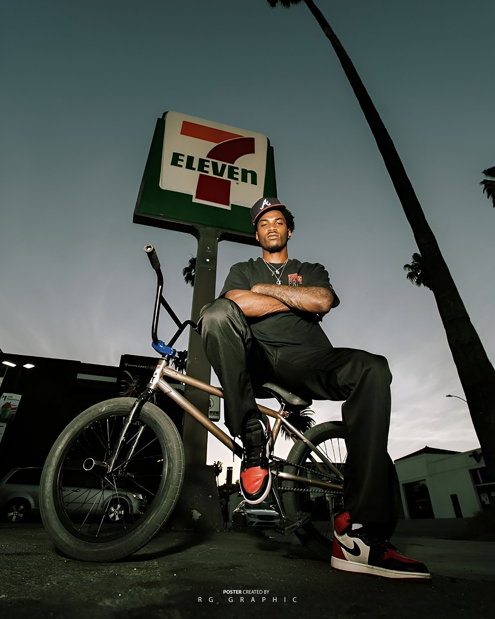 Urban BMX Dusk: Neon Street King