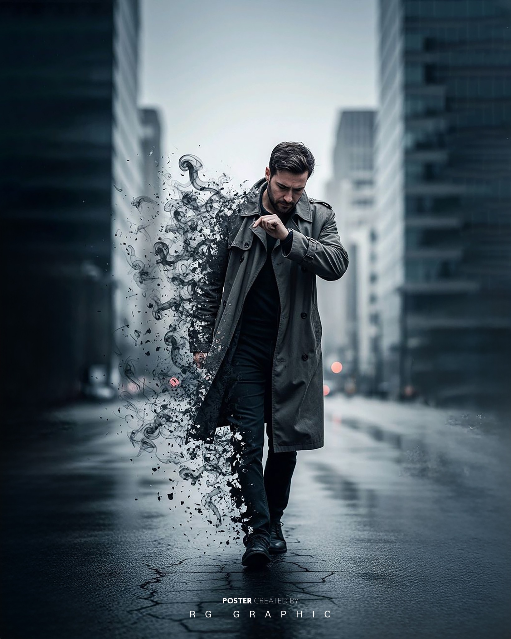 Vanishing Echo in the Rain