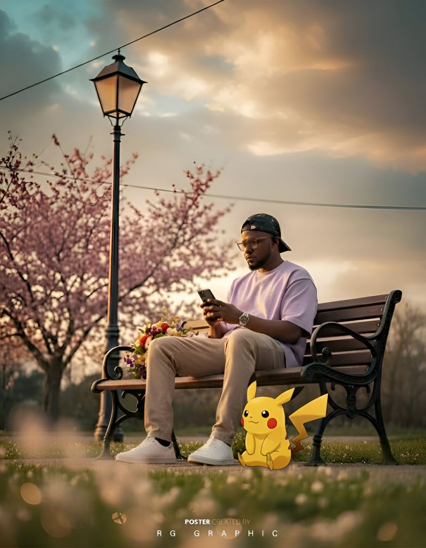 Golden Hour Connection in the Park
