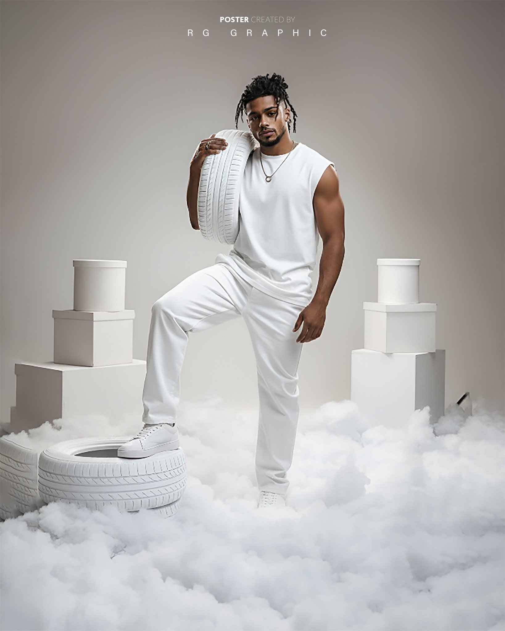 Ethereal White Monochrome Fashion and Future Treads