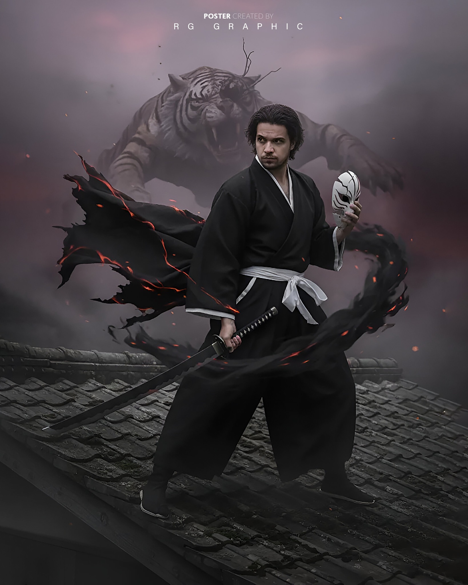 Crimson Blade and the Phantom Tiger Spirits