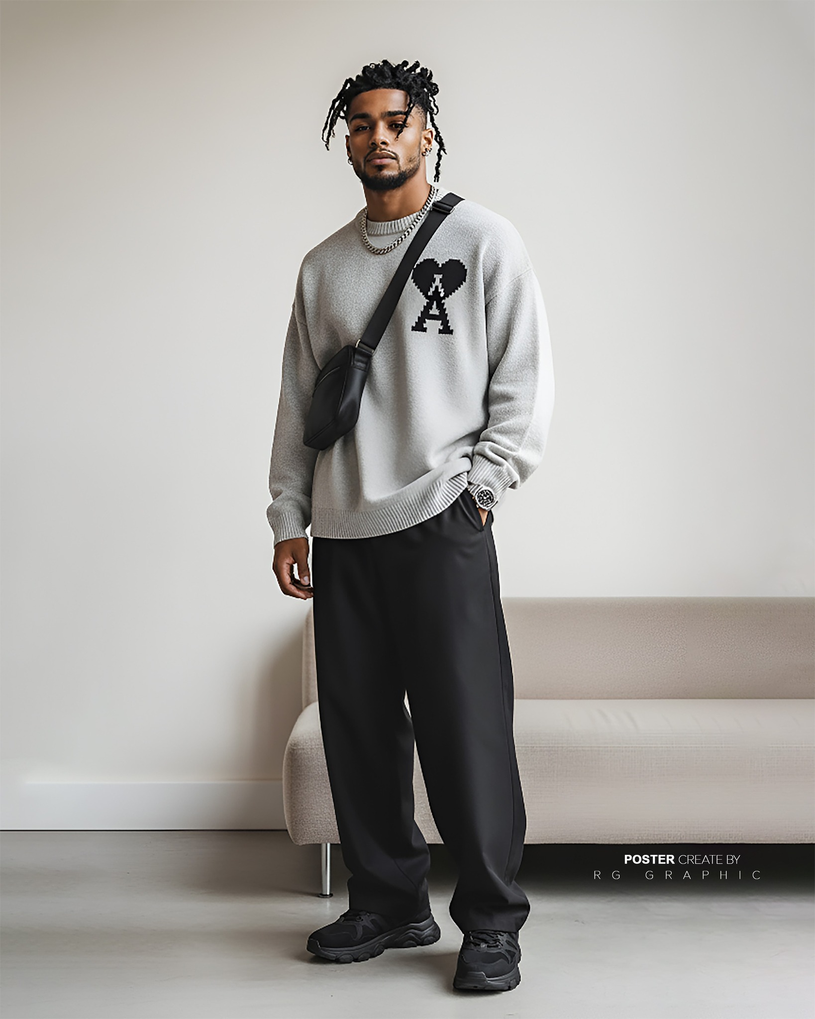 Minimalist Monochrome Streetwear Aesthetic