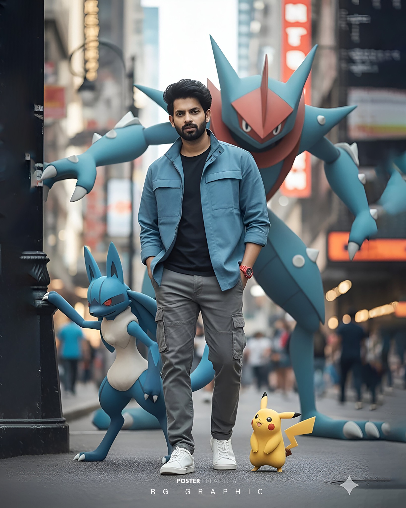 Urban Pokémon Champion in the City Center