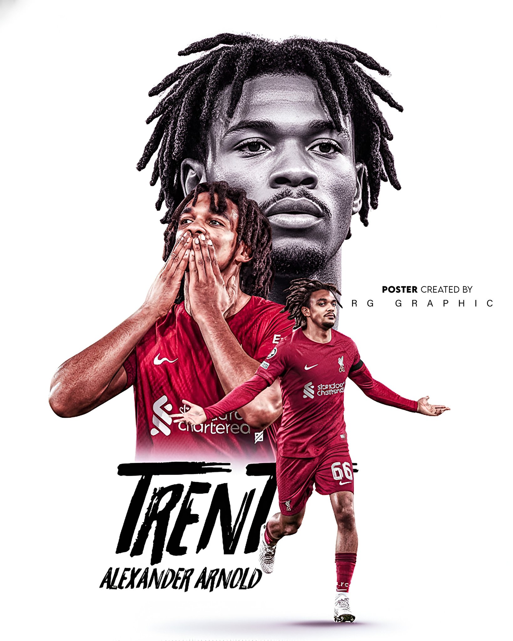Trent Alexander-Arnold: The Number 66 Cinematic Poster