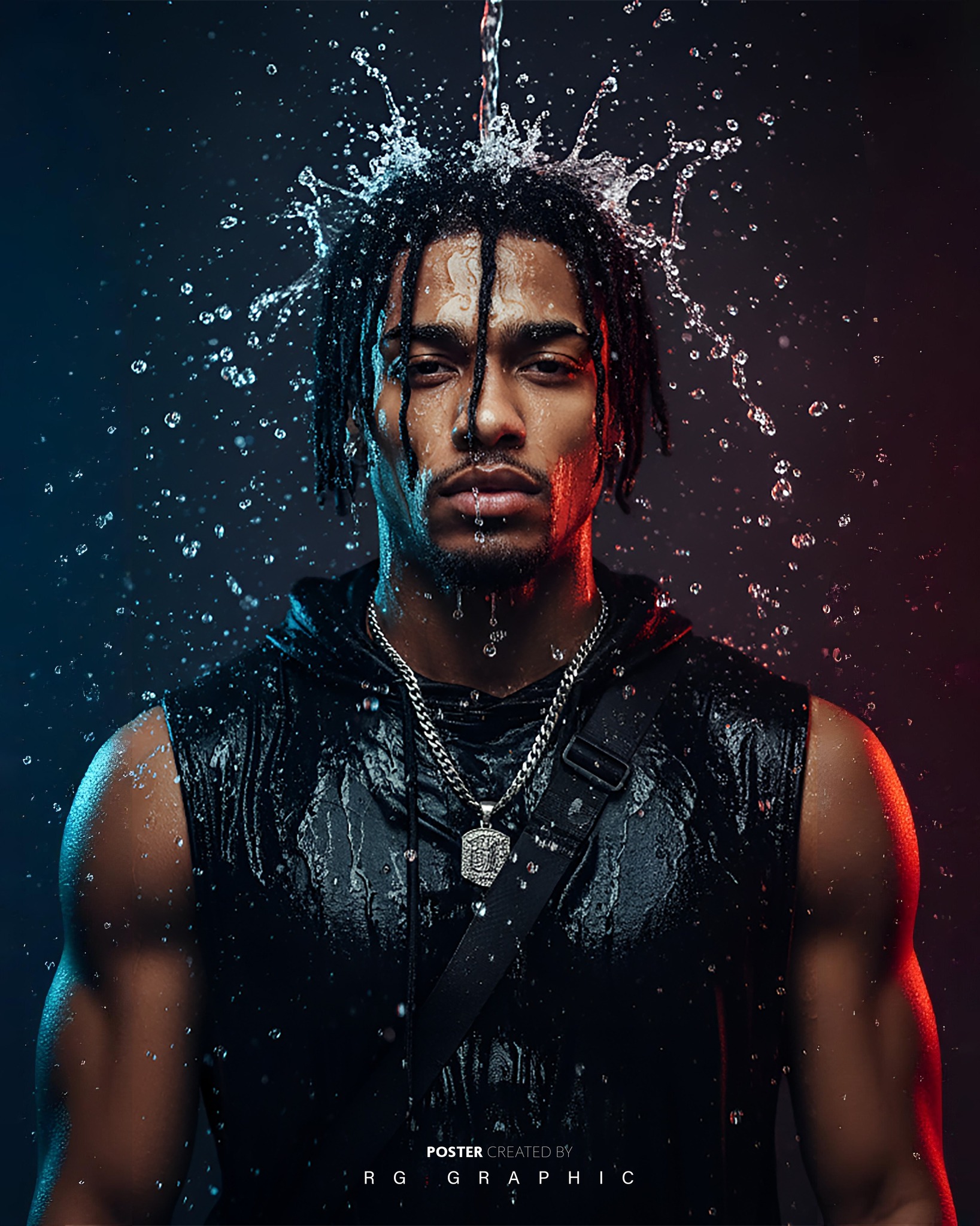 Clash of Fire and Ice Hydro Portrait