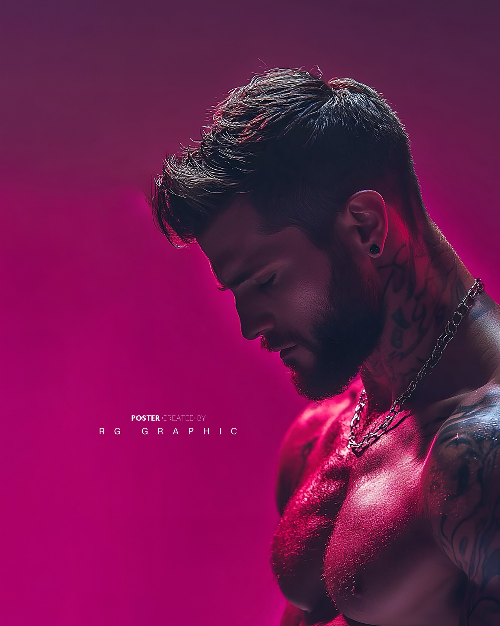 Neon Shadows of the Tattooed Soul