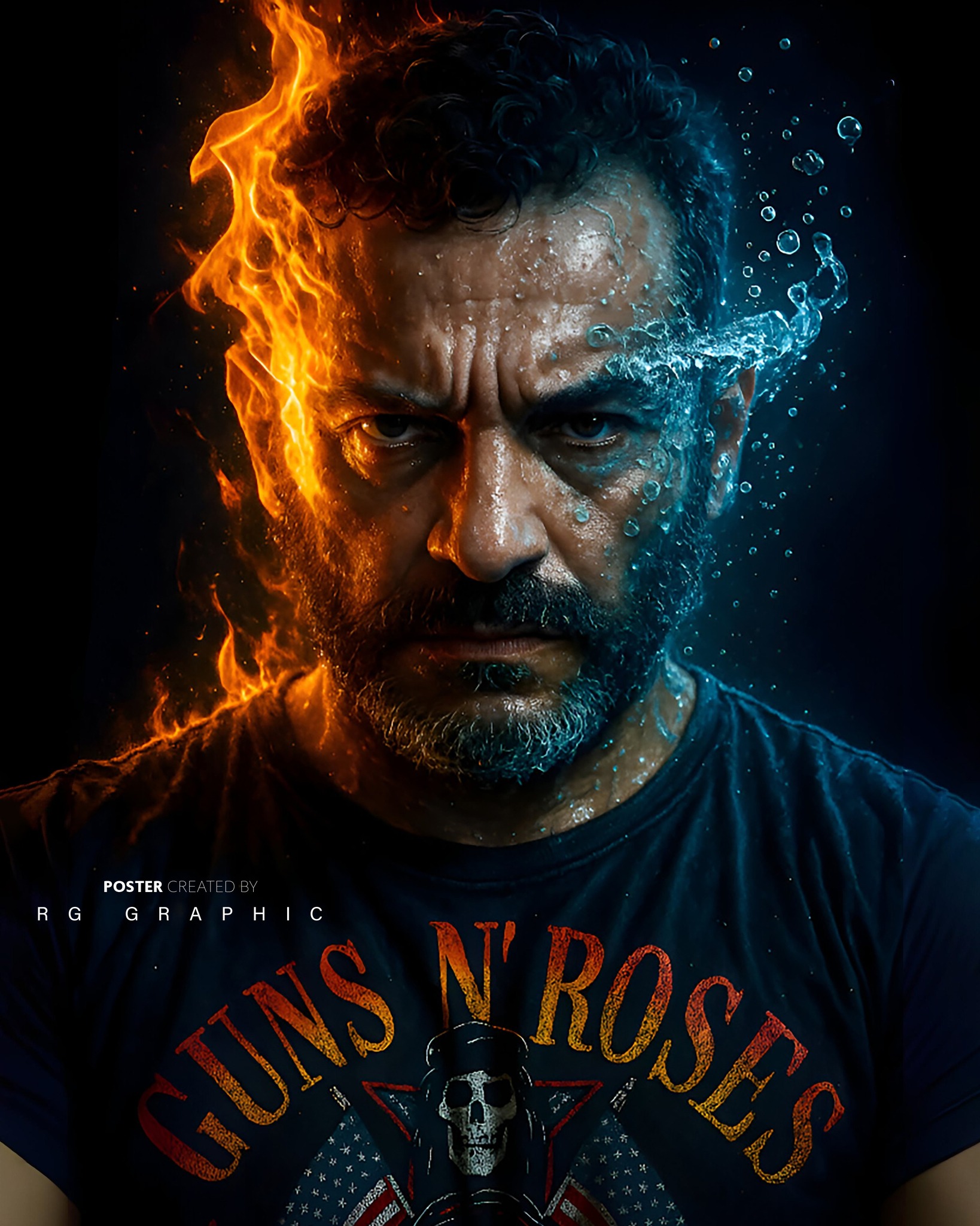 Inner Conflict of Fire and Water