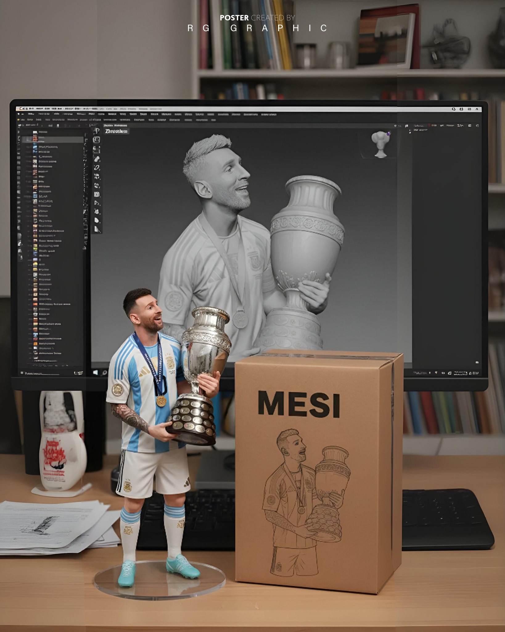 The Golden Argentina Legend Collectible Figurine