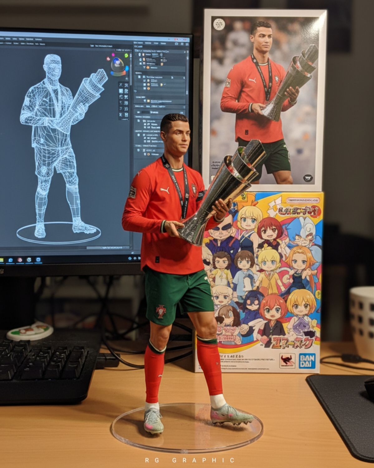 Urban Gent Collectible Figurine 3D Render