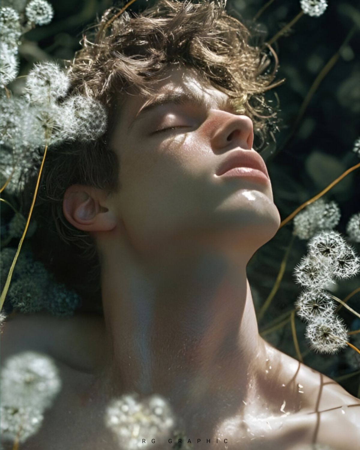 Golden Dreams Among Drifting Dandelions